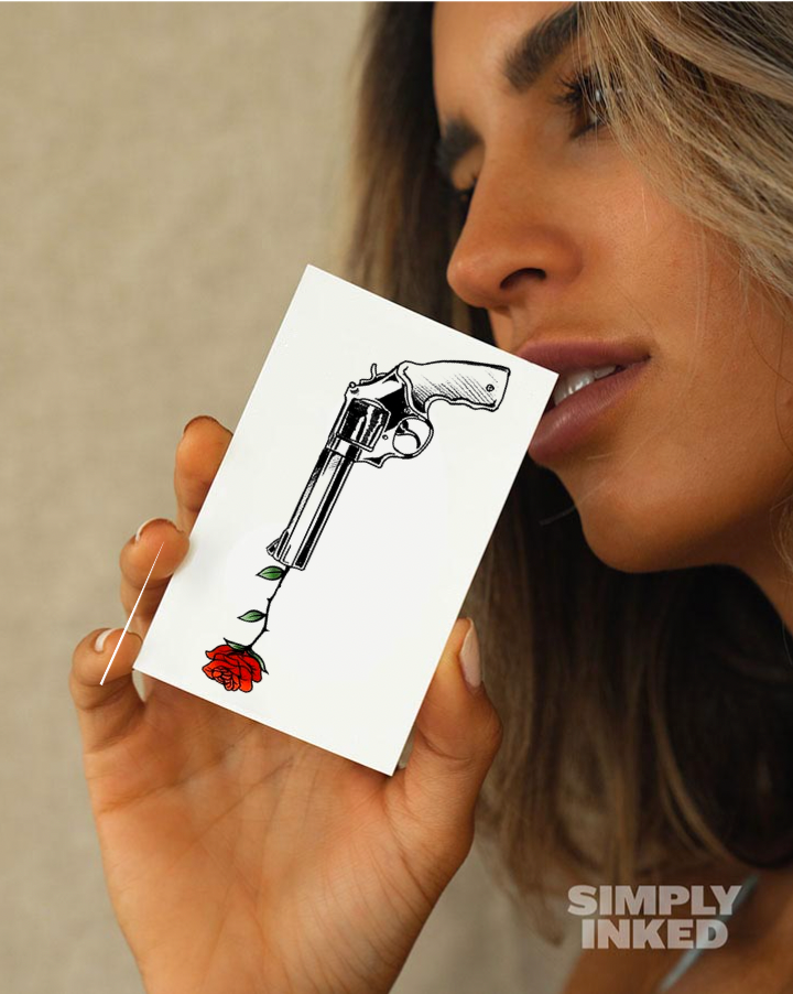 Smooth Shootout Tattoo - Semi Permanent