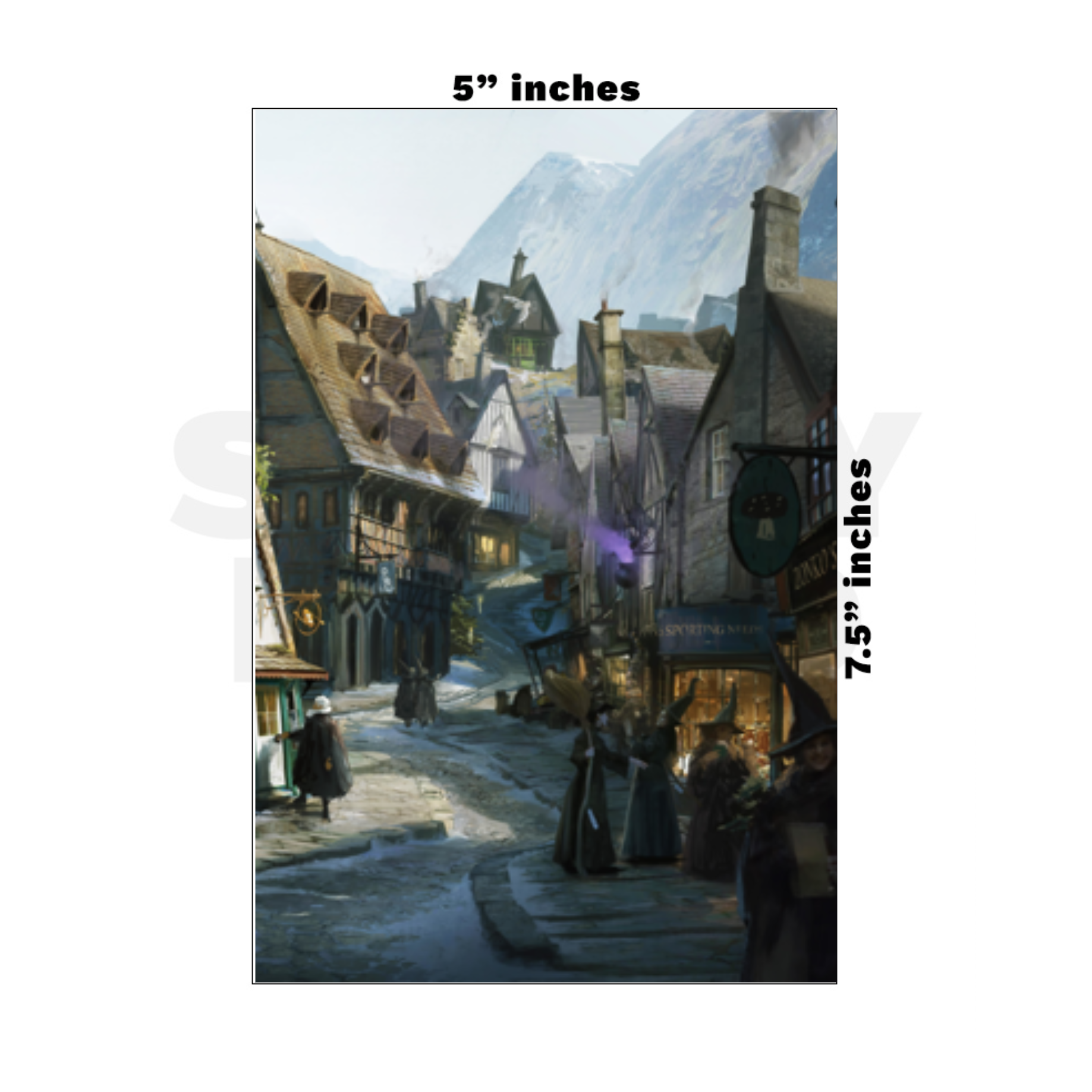 Custom Medium - 5in x 7.5in