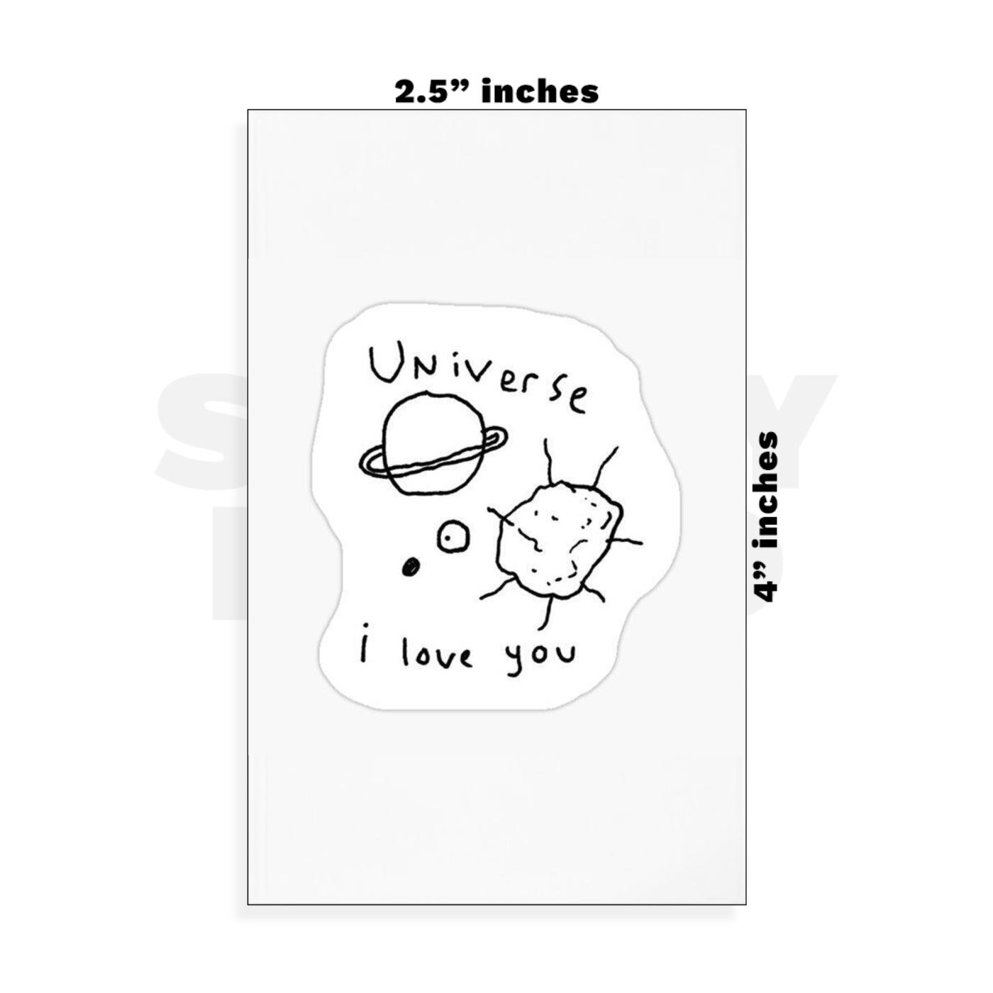 Custom Small - 2.5in x 4in