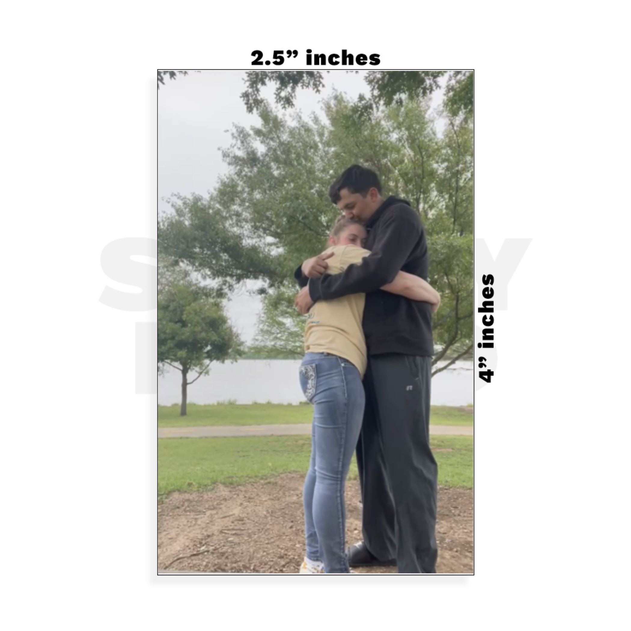 Custom Small - 2.5in x 4in