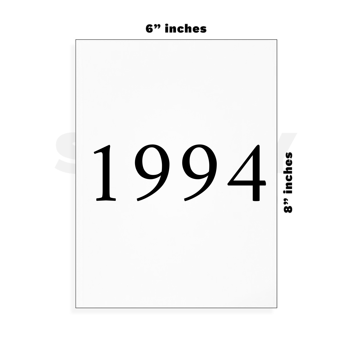 Custom Large - 6in x 8.5in