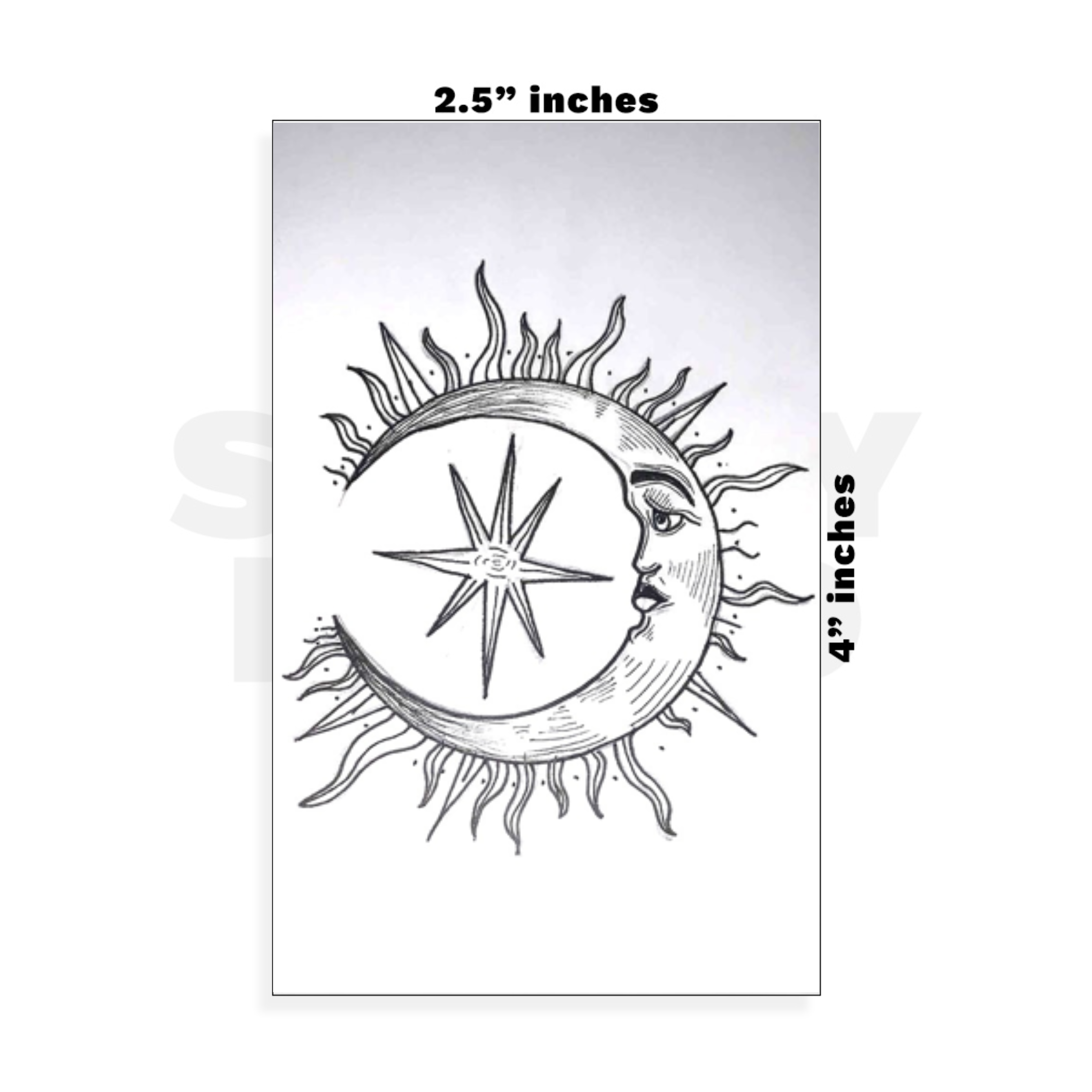 Custom Small - 2.5in x 4in