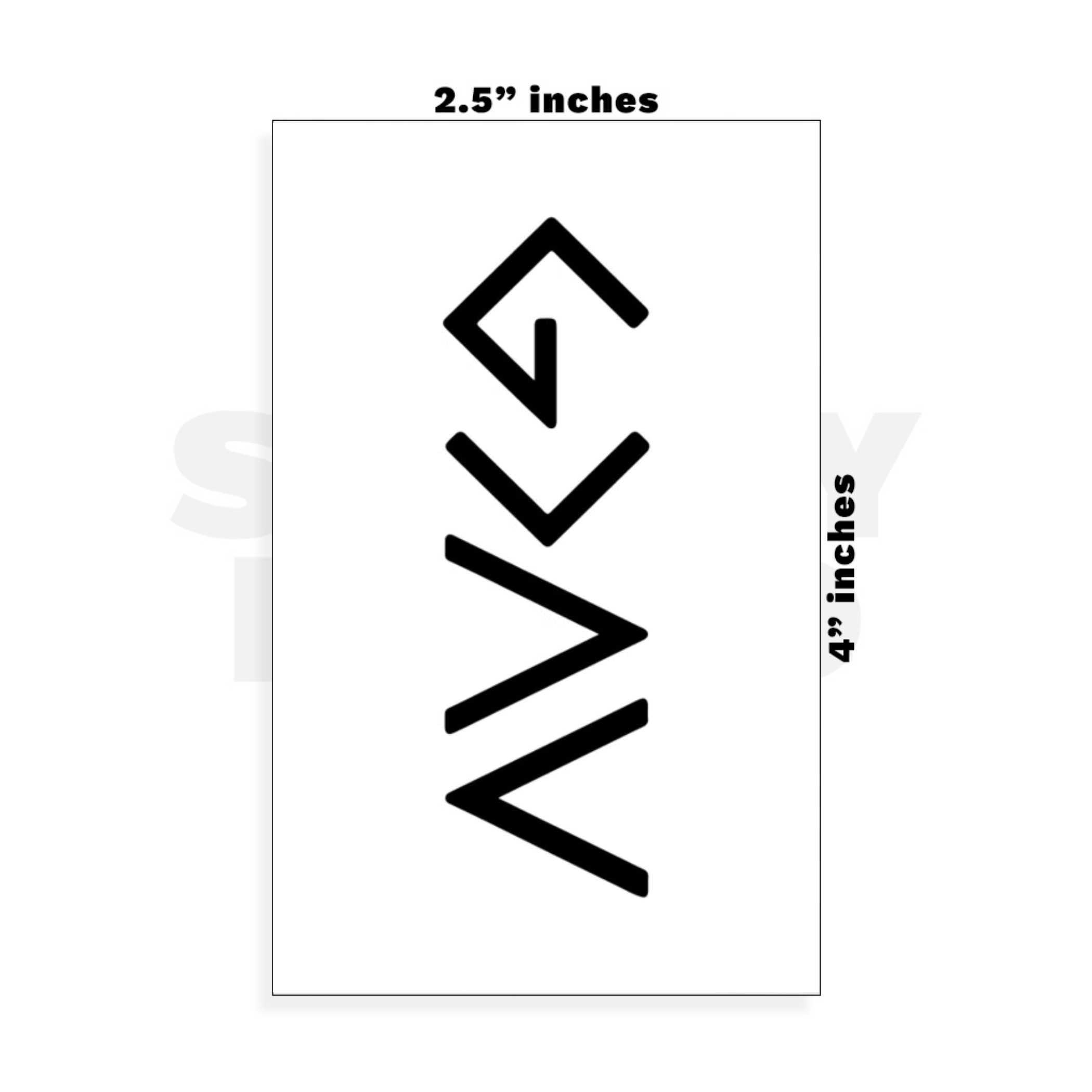 Custom Small - 2.5in x 4in