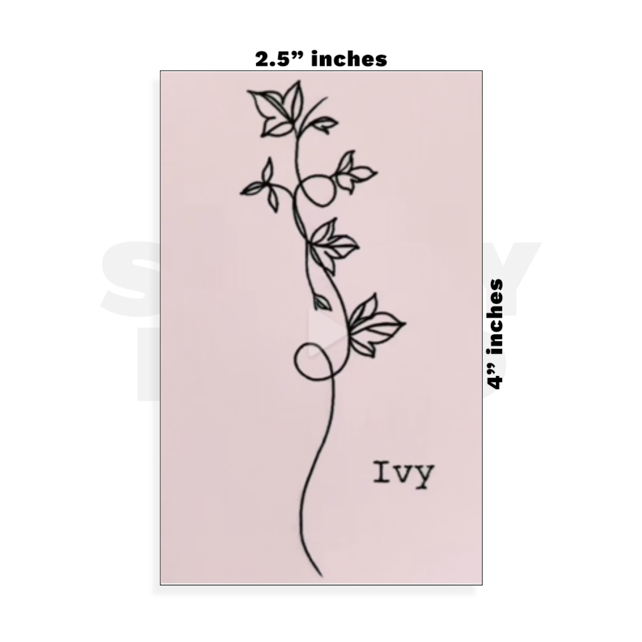 Custom Small - 2.5in x 4in