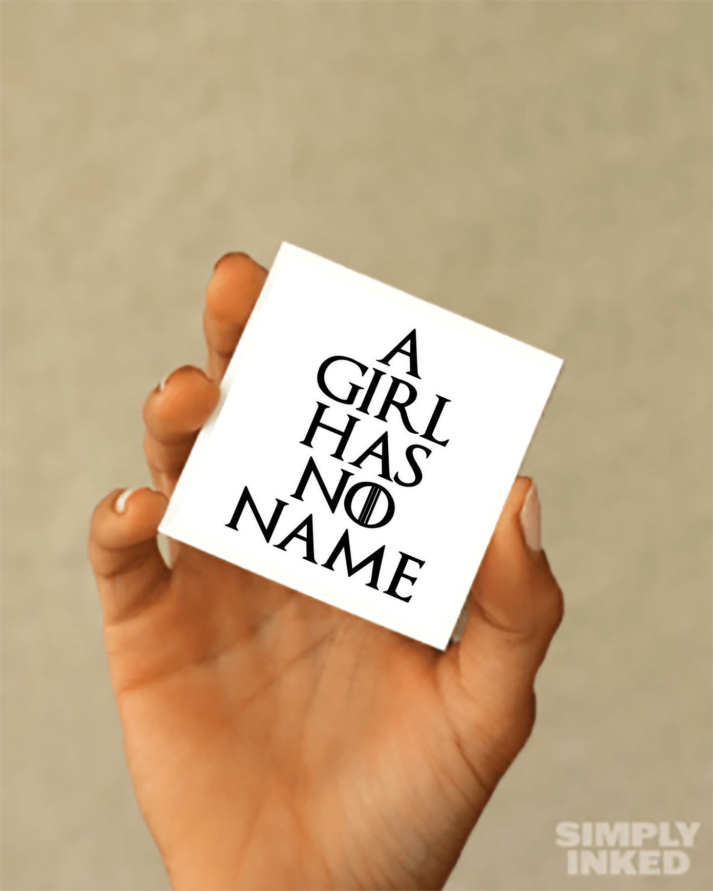 A Girl Has No Name