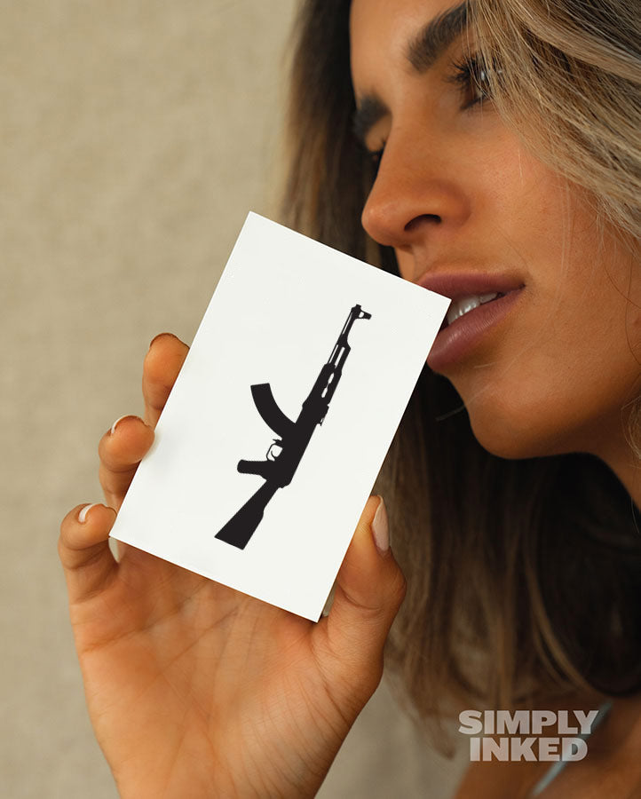 AK-47 Tattoo - Semi Permanent