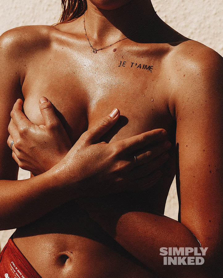 Je T'aime Tattoo - Semi Permanent
