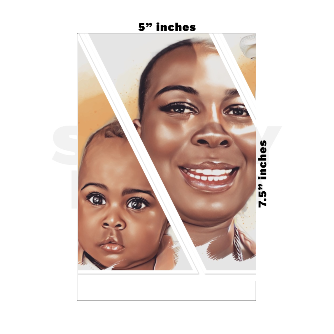 Custom Medium - 5in x 7.5in