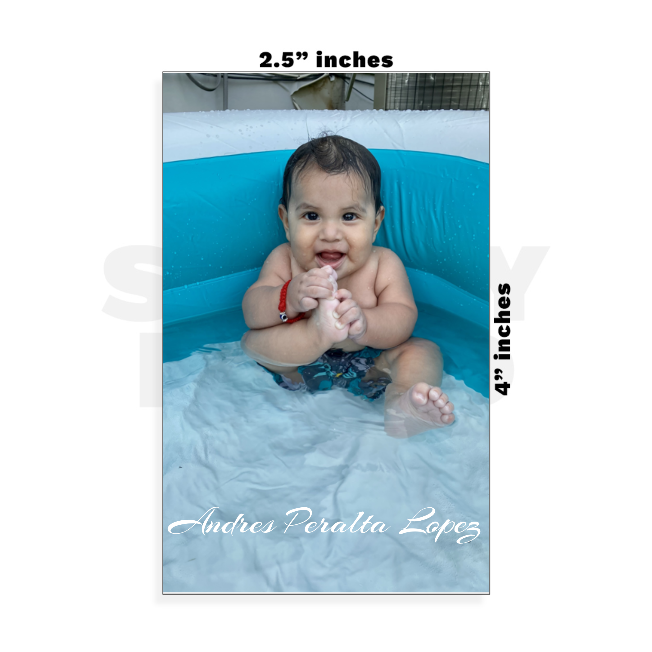 Custom Small - 2.5in x 4in