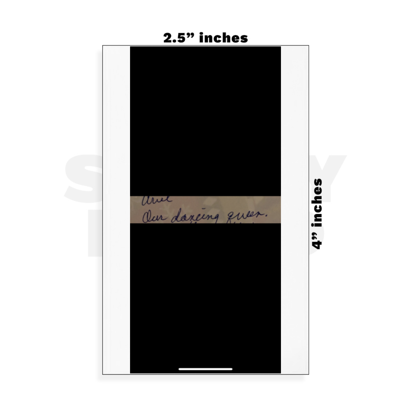 Custom Small - 2.5in x 4in