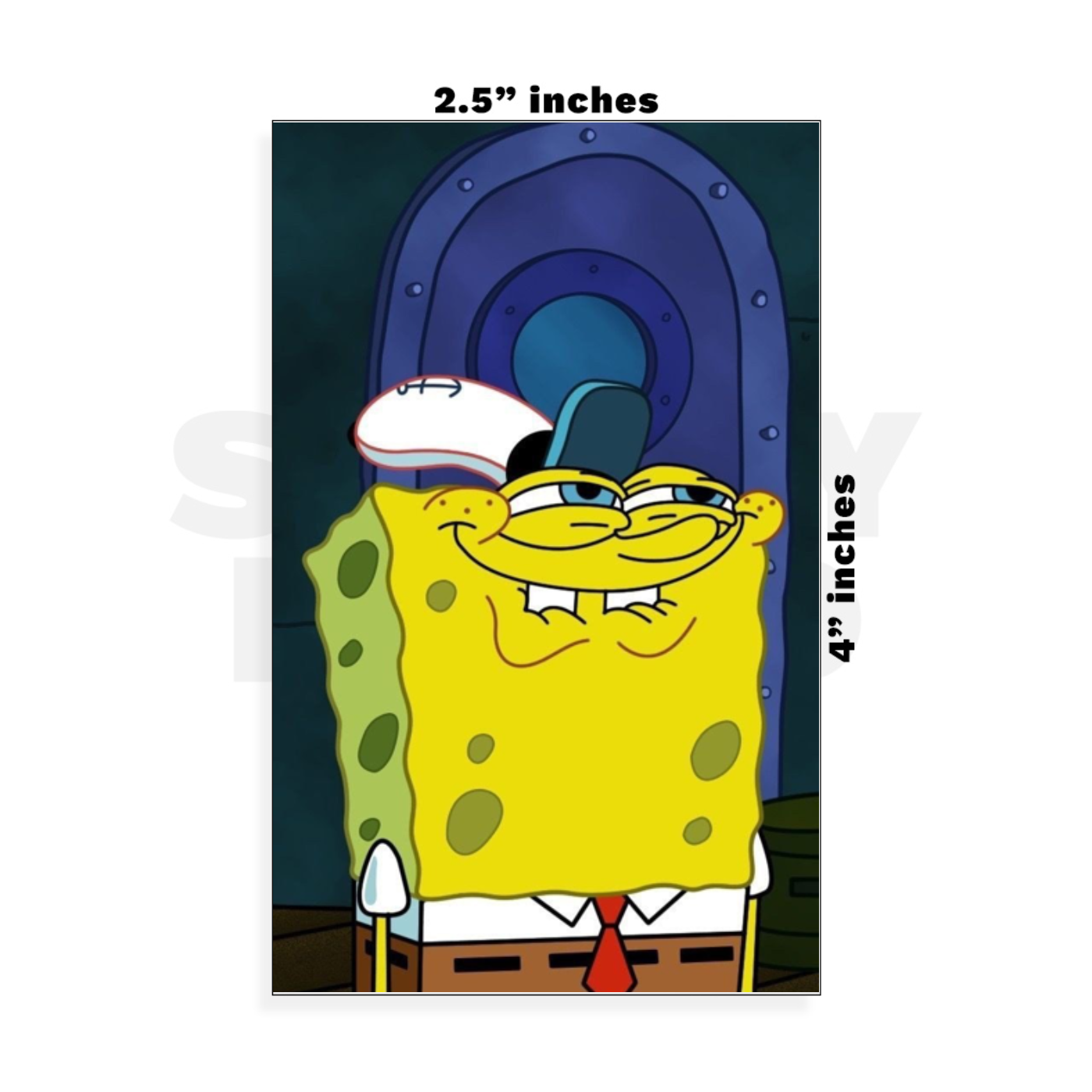 Custom Small - 2.5in x 4in