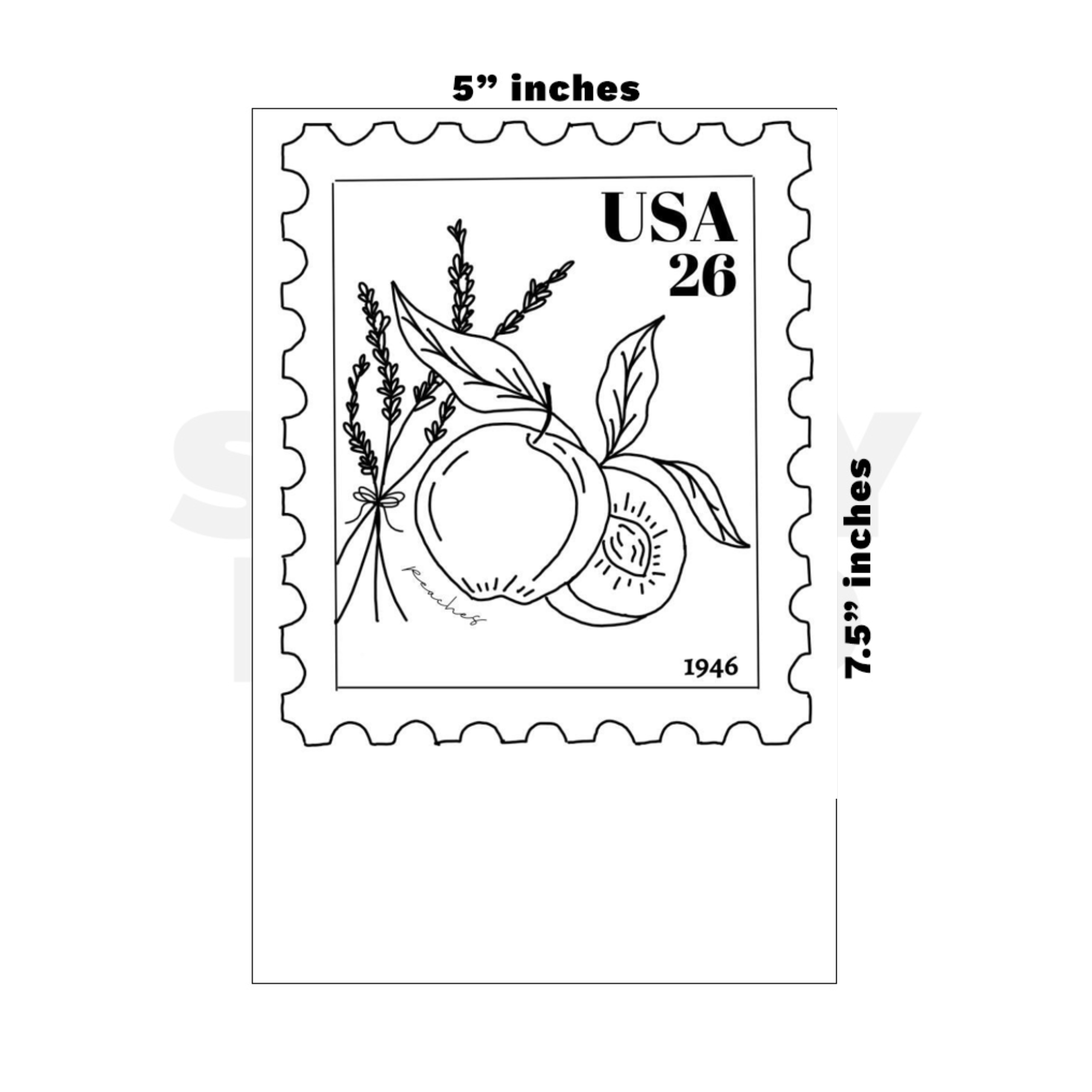 Custom Medium - 5in x 7.5in