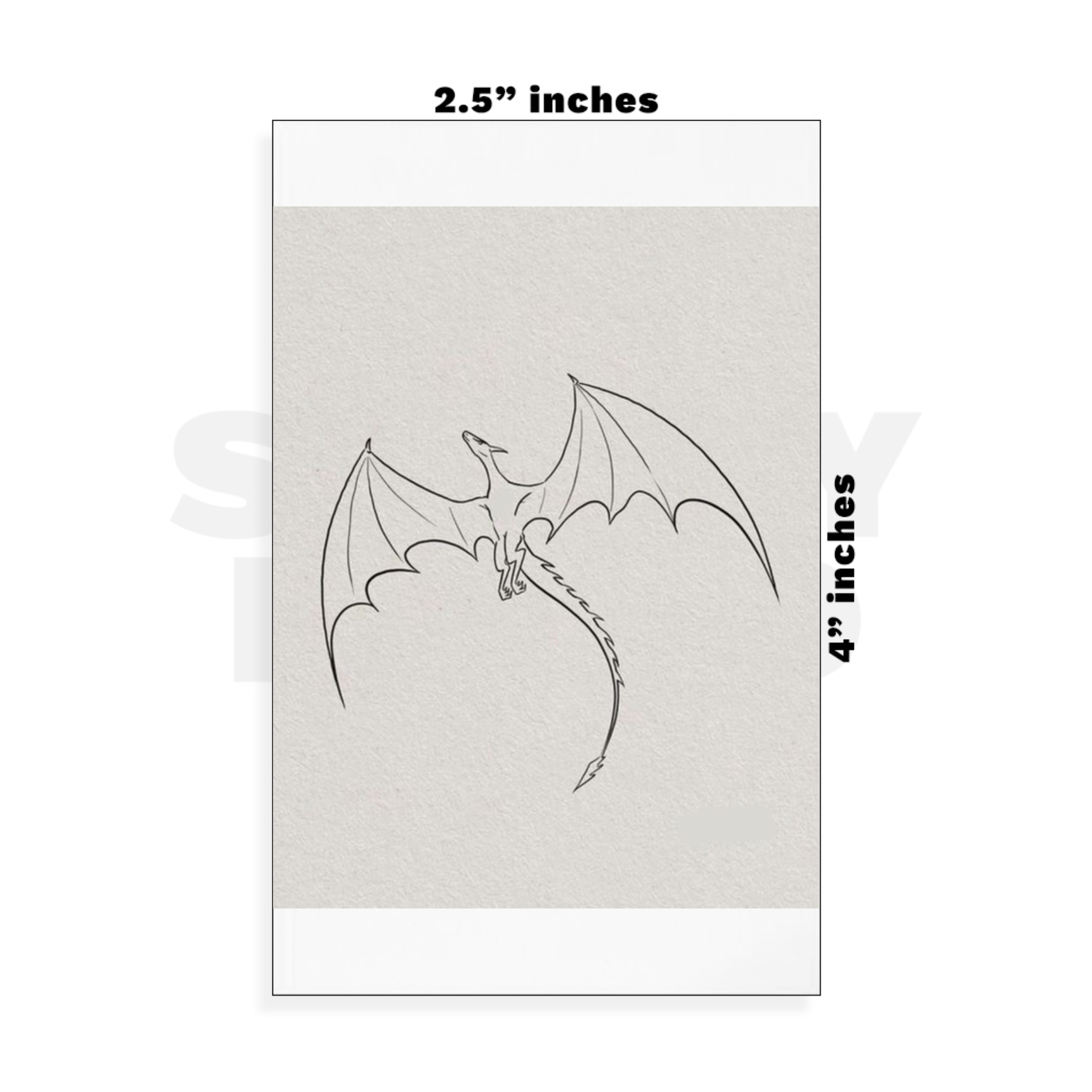 Custom Small - 2.5in x 4in