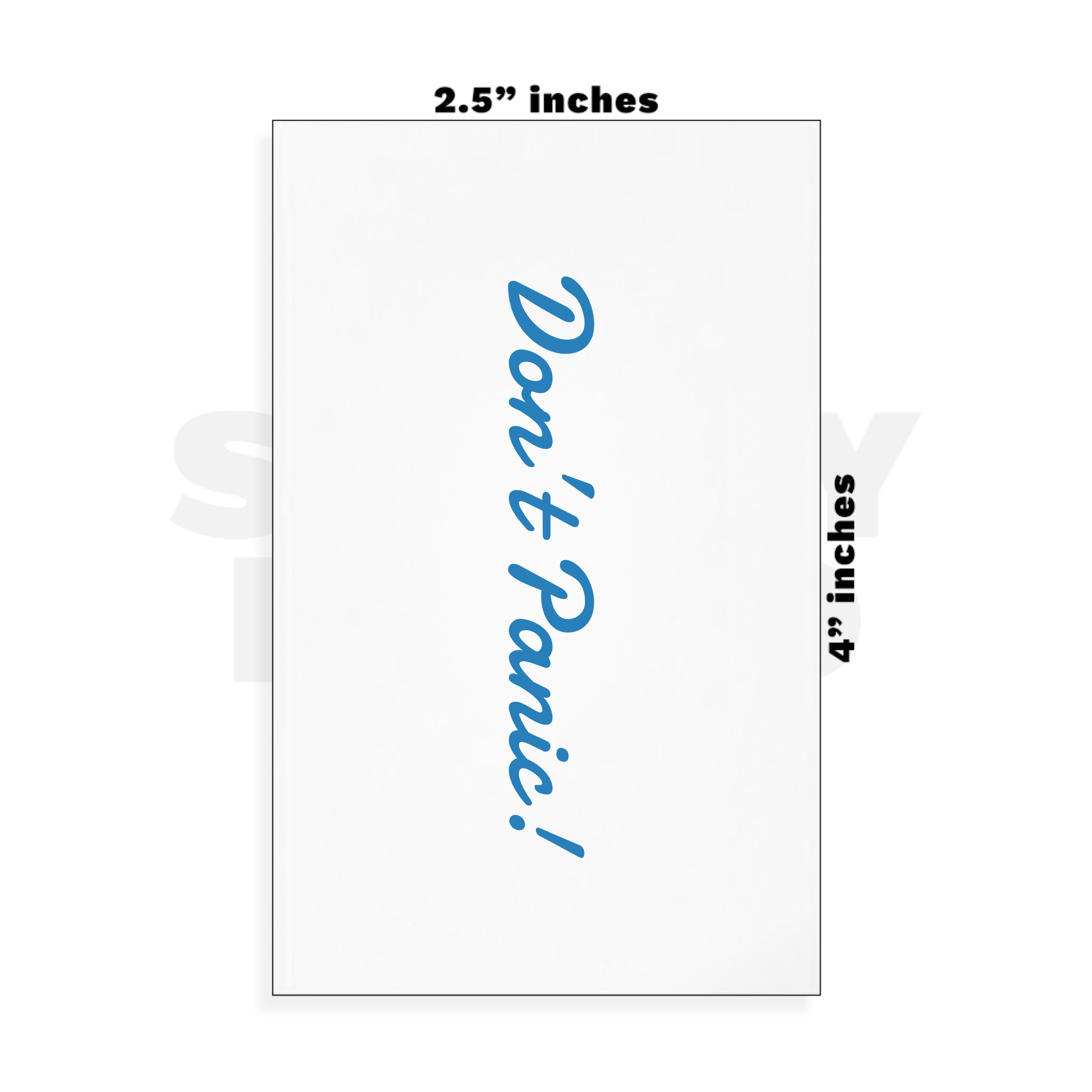 Custom Small - 2.5in x 4in