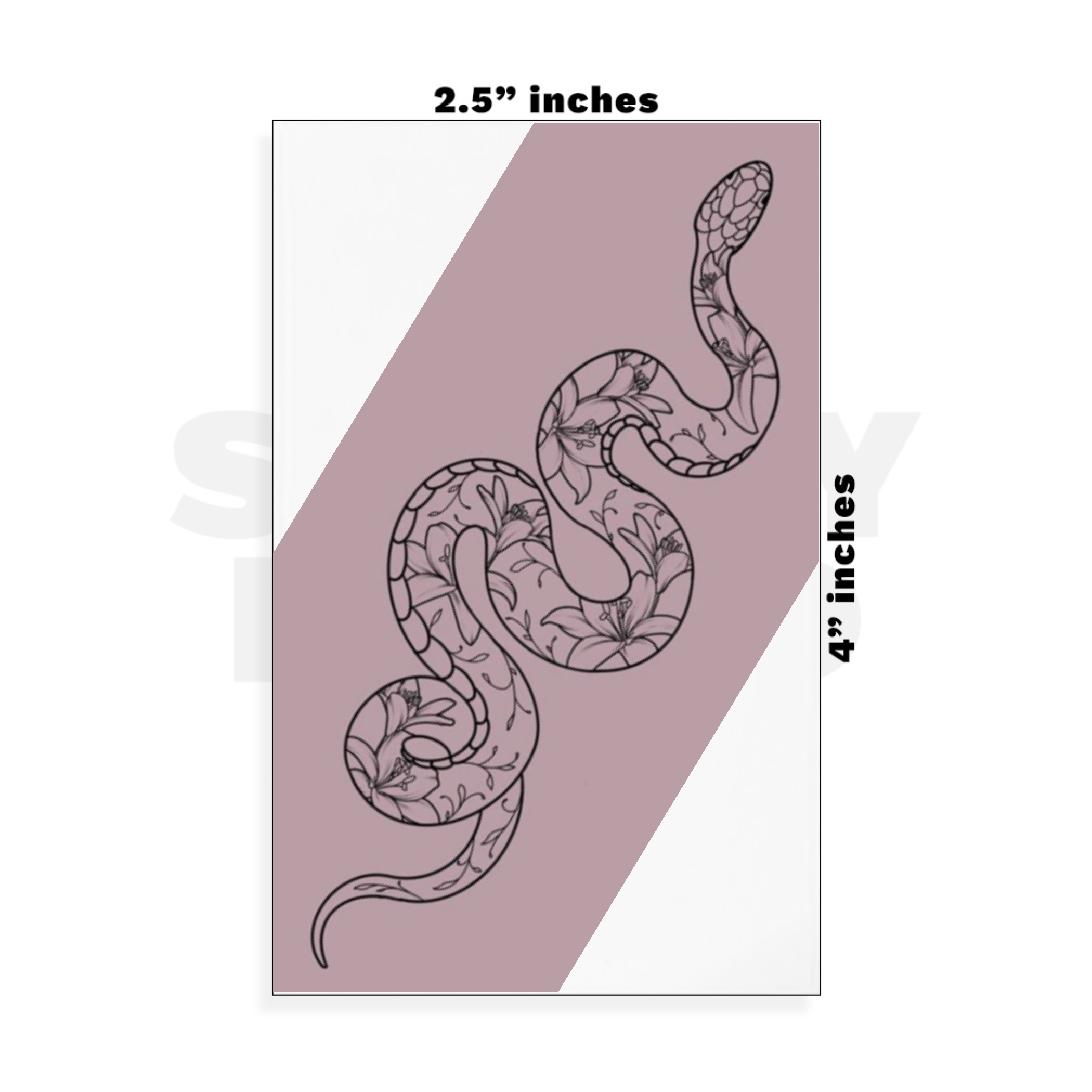 Custom Small - 2.5in x 4in