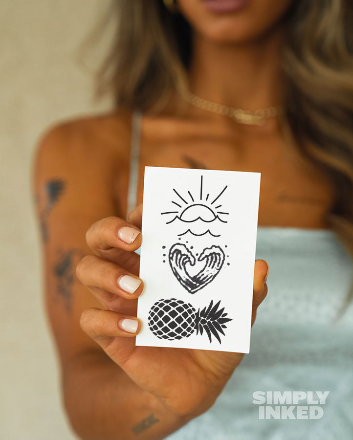 Beach Vibes Tattoo Pack