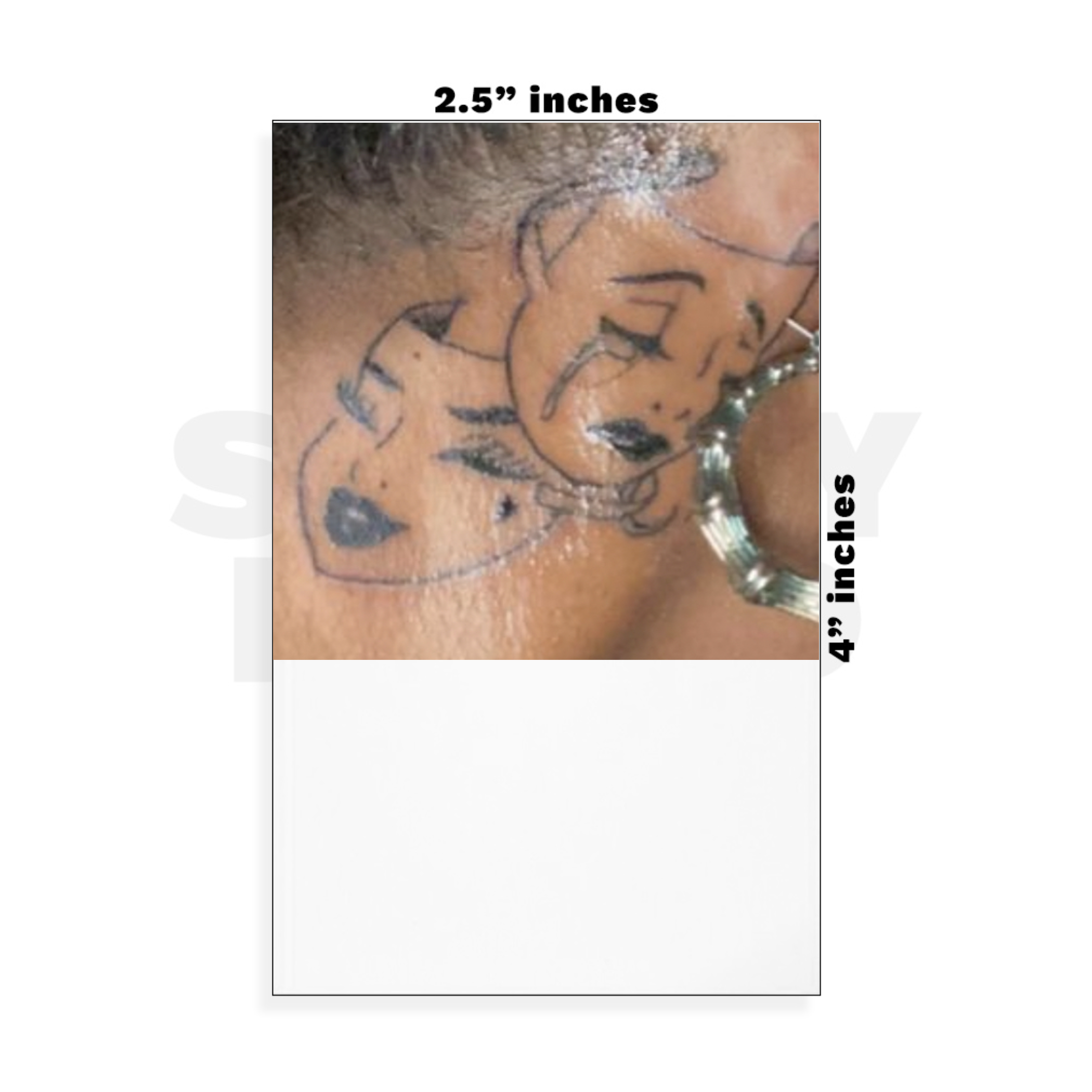 Custom Small - 2.5in x 4in