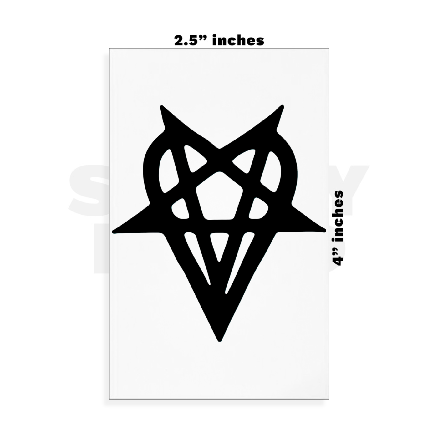 Custom Small - 2.5in x 4in
