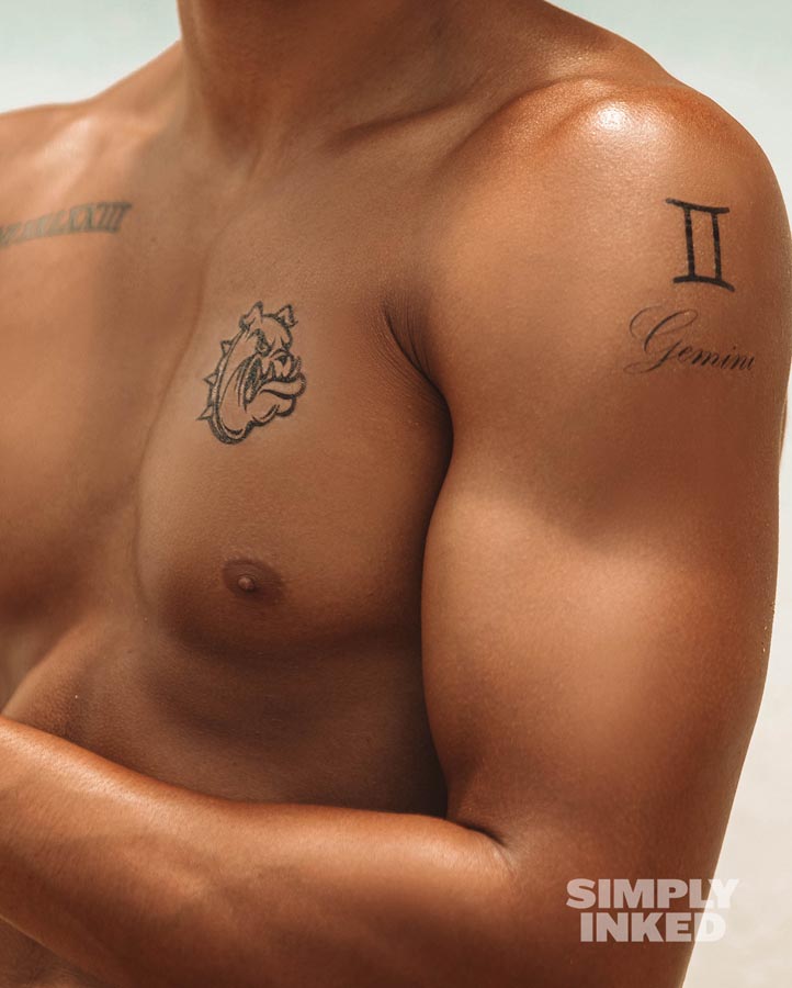 Tribal Bulldog Tattoo