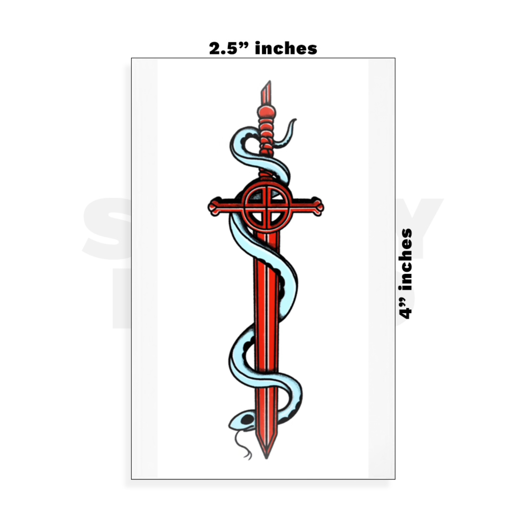 Custom Small - 2.5in x 4in