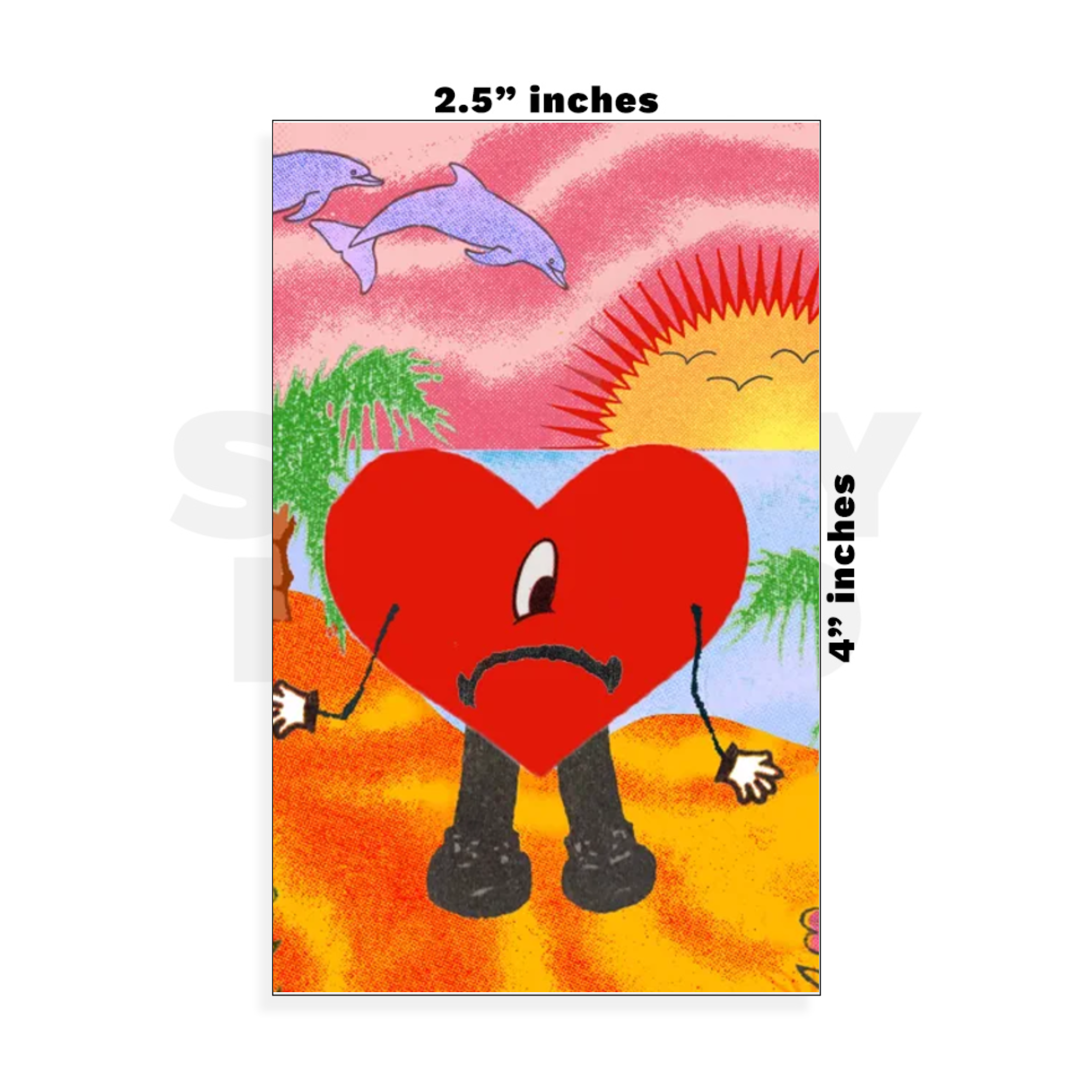 Custom Small - 2.5in x 4in