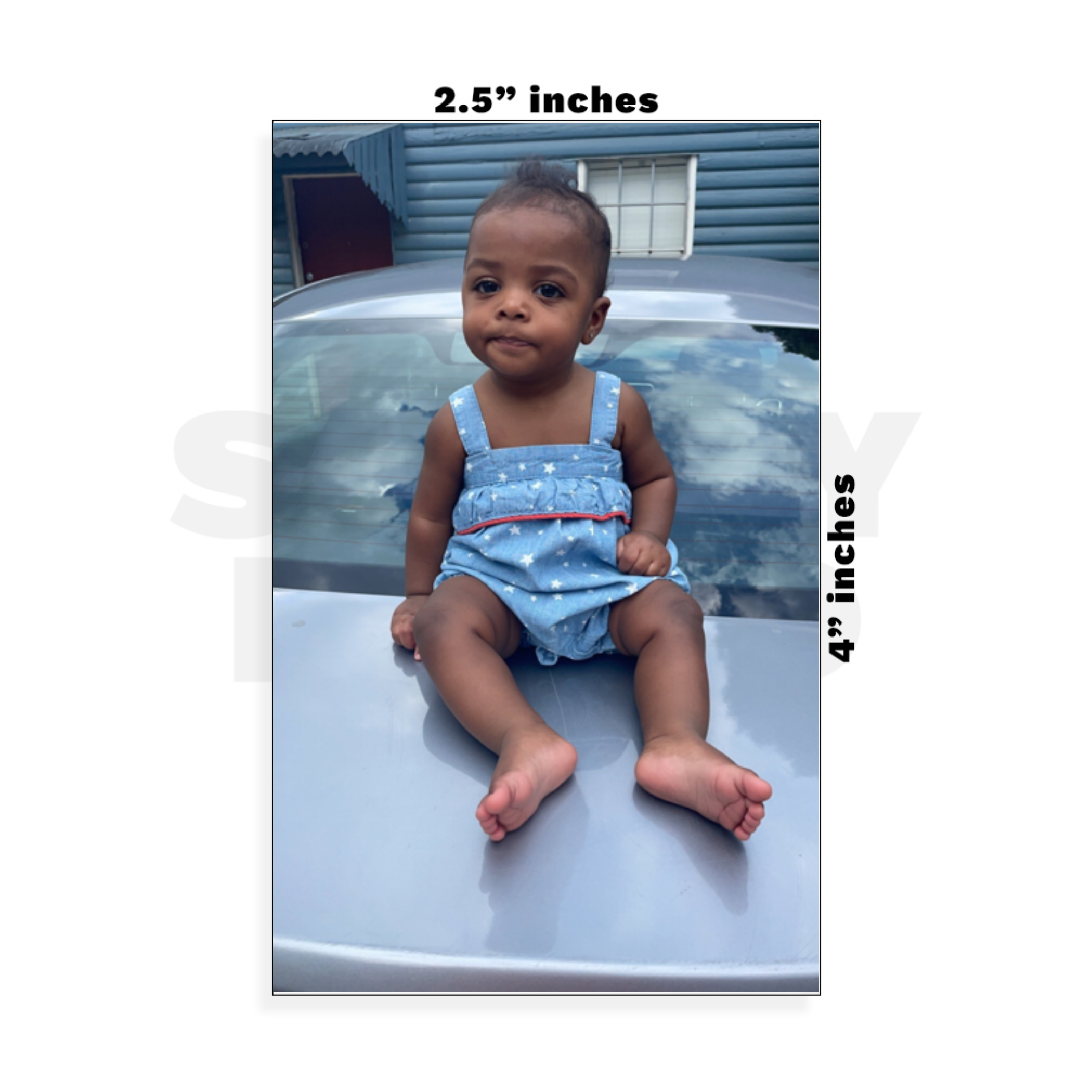 Custom Small - 2.5in x 4in