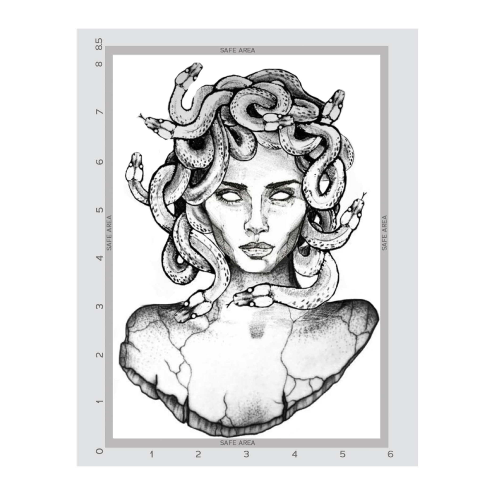 6" x 8.5"