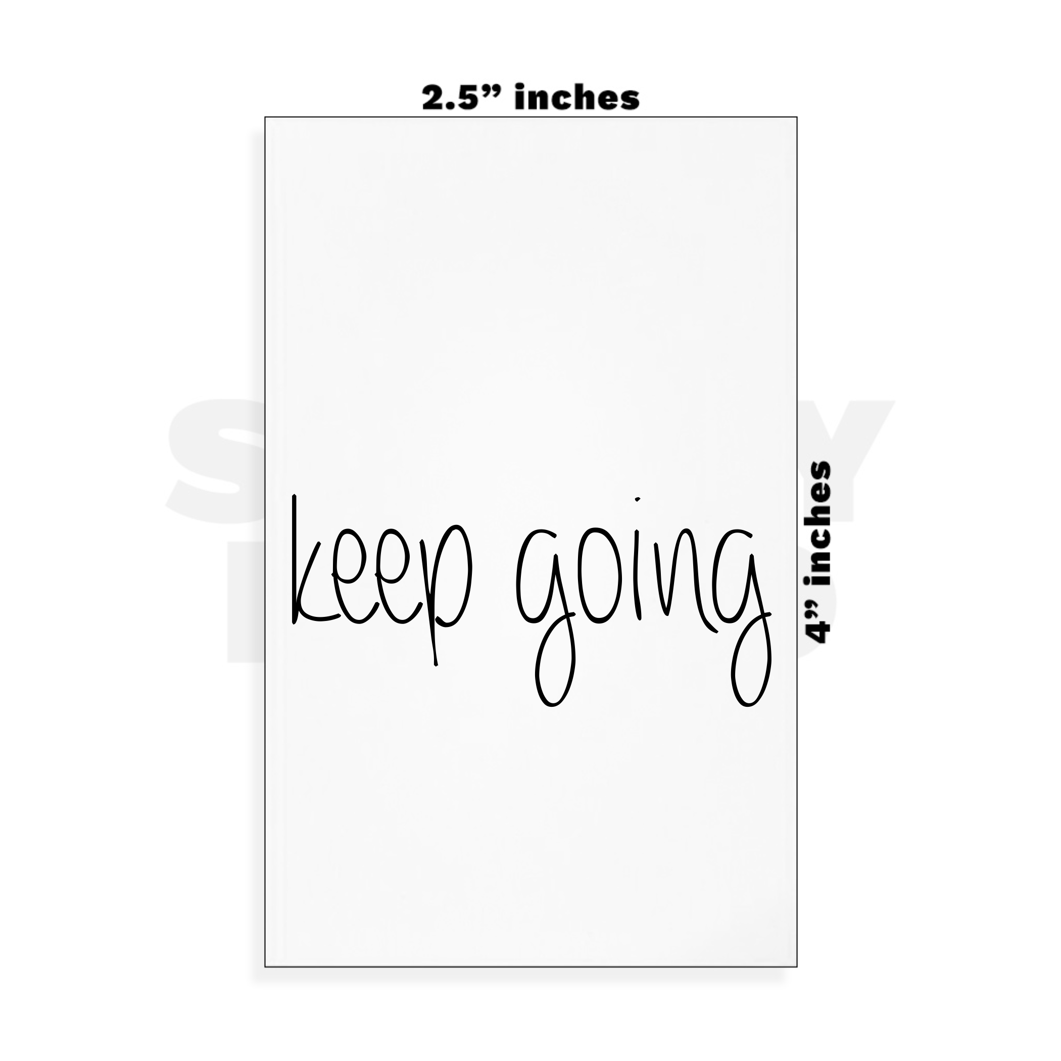 Custom Small - 2.5in x 4in