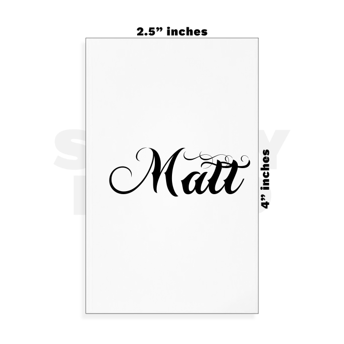 Custom Small - 2.5in x 4in