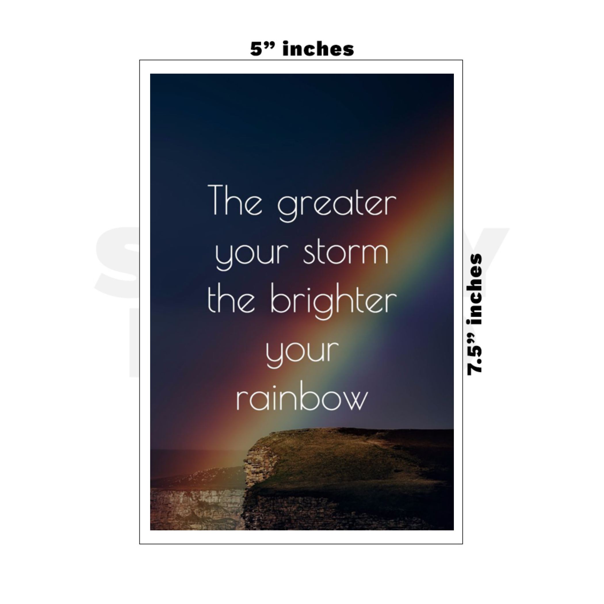 Custom Medium - 5in x 7.5in