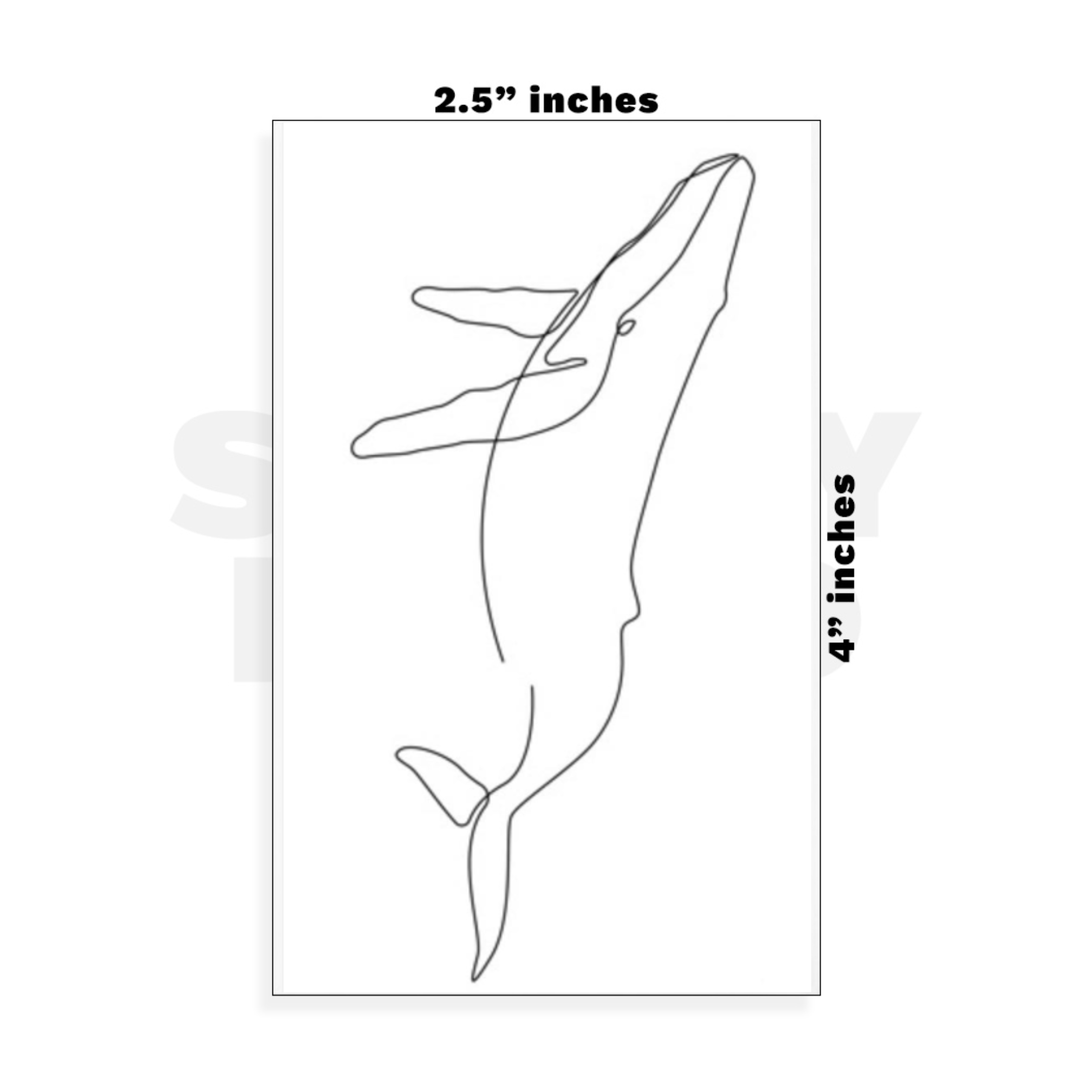 Custom Small - 2.5in x 4in