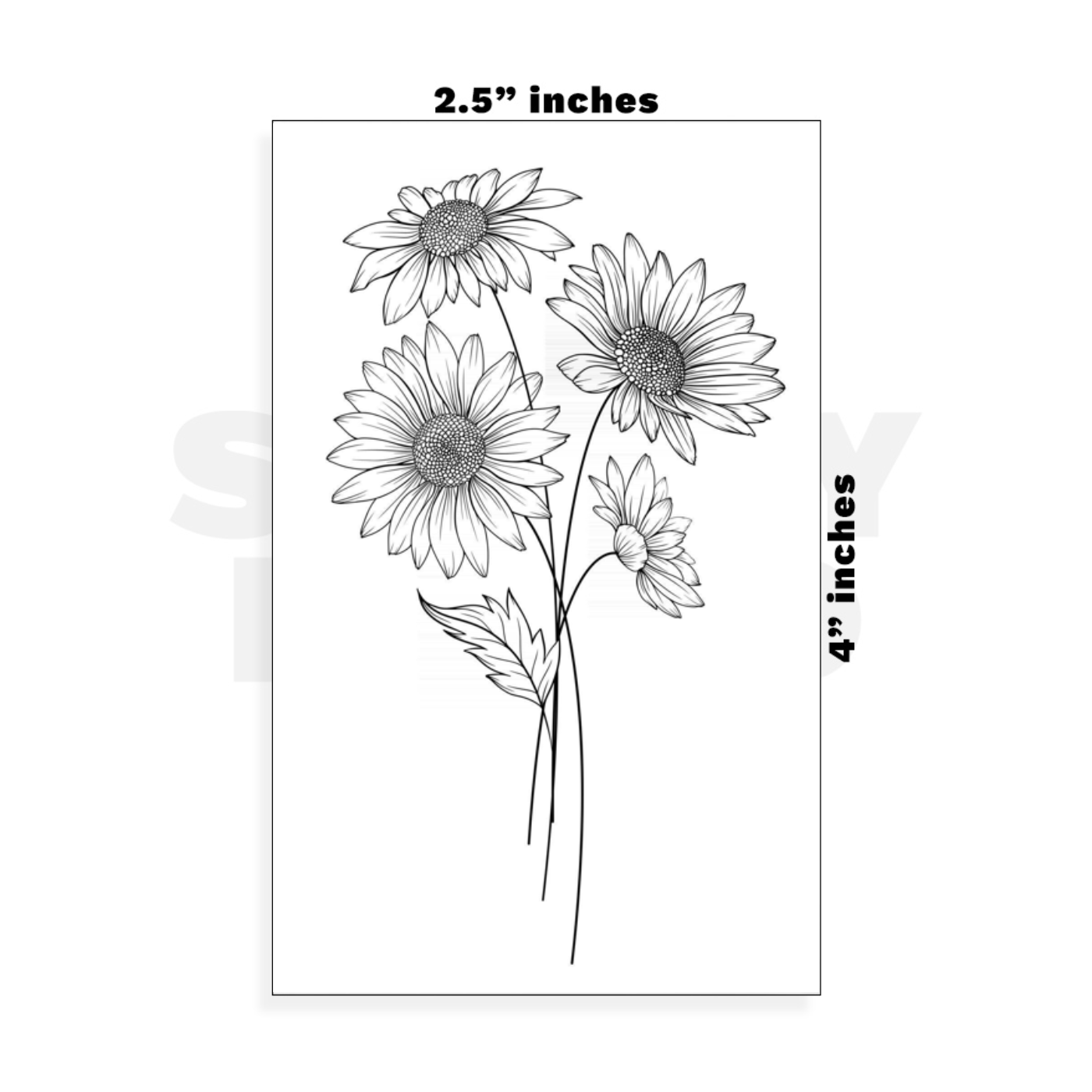 Custom Small - 2.5in x 4in