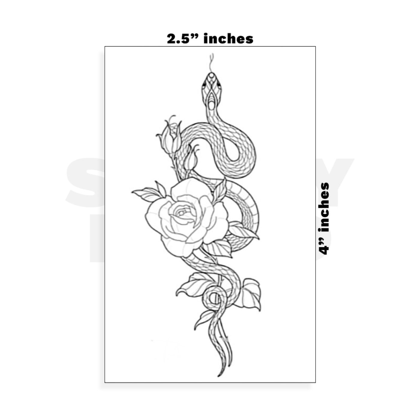 Custom Small - 2.5in x 4in