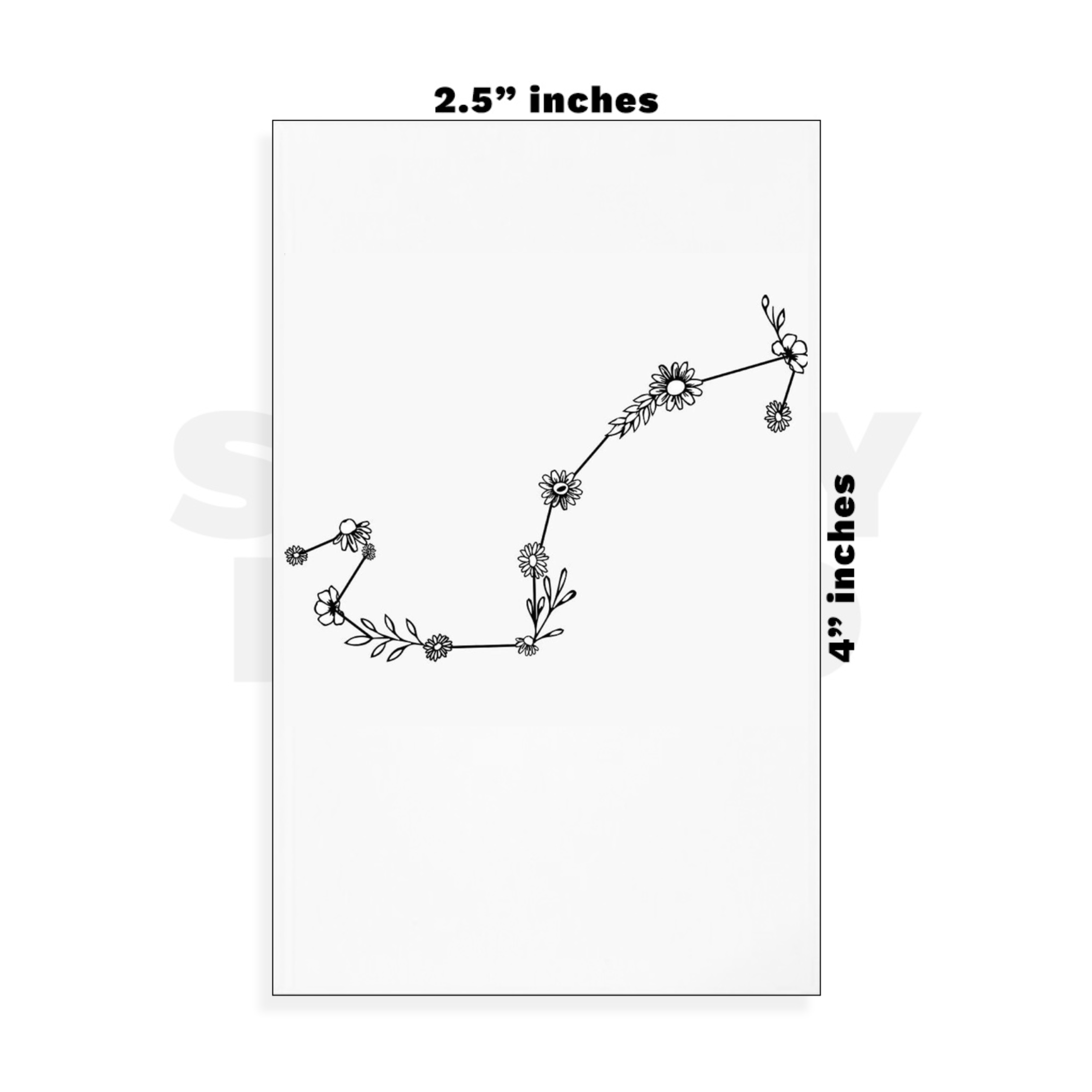 Custom Small - 2.5in x 4in