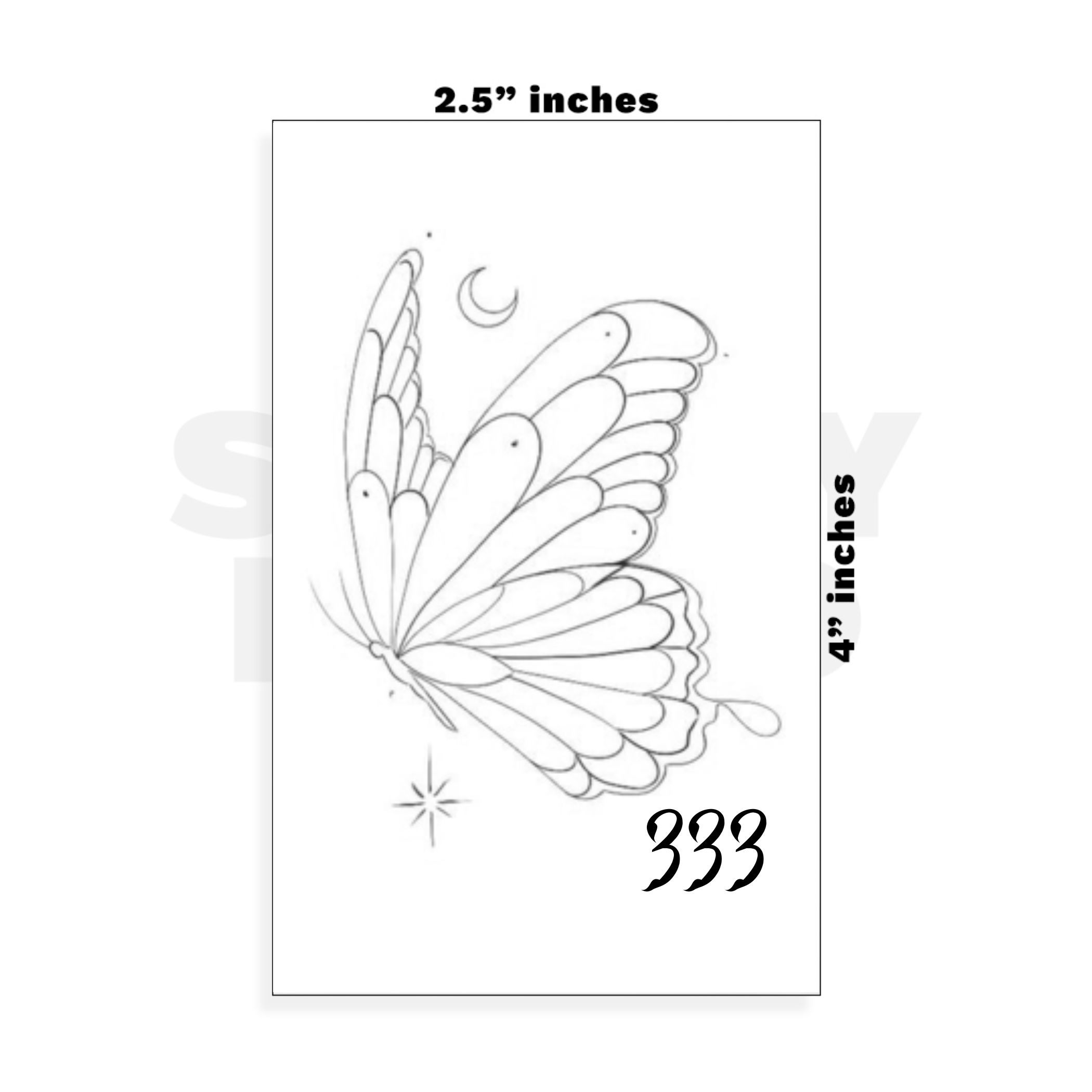 Custom Small - 2.5in x 4in