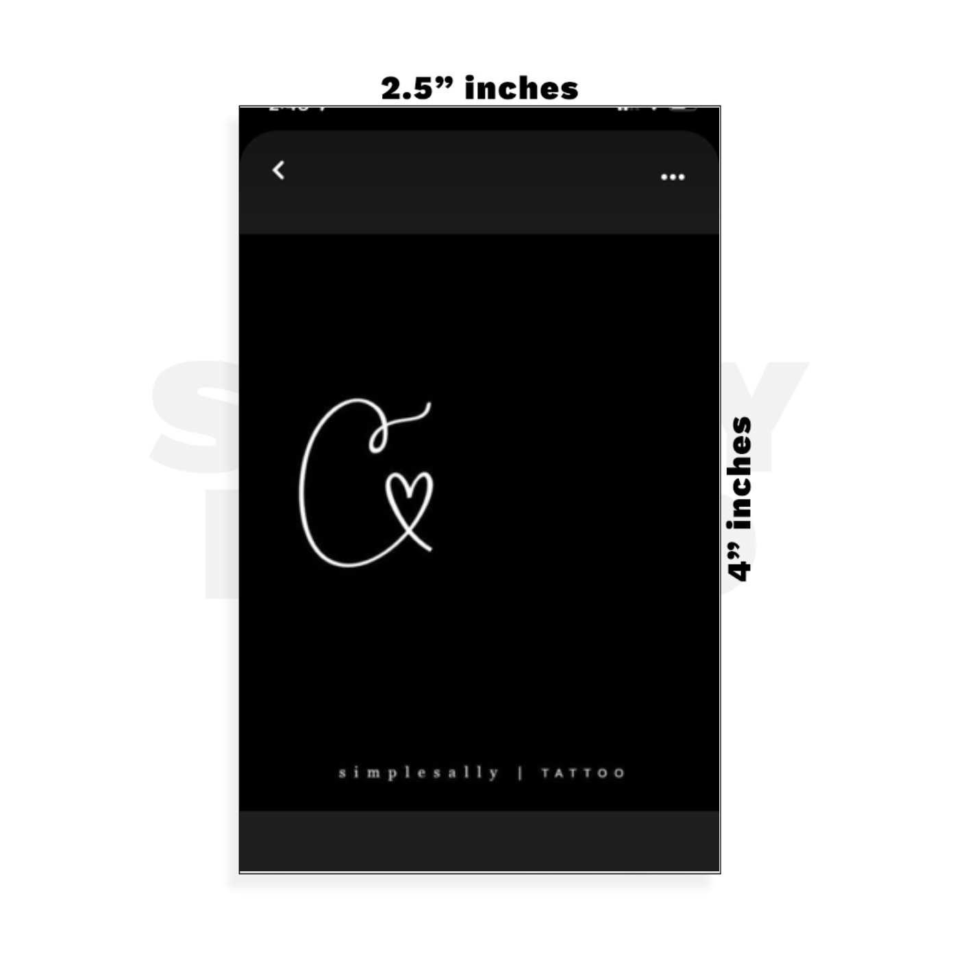 Custom Small - 2.5in x 4in