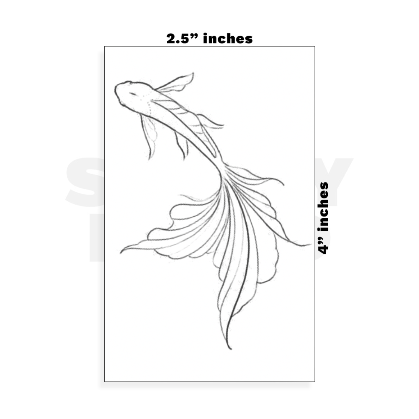 Custom Small - 2.5in x 4in