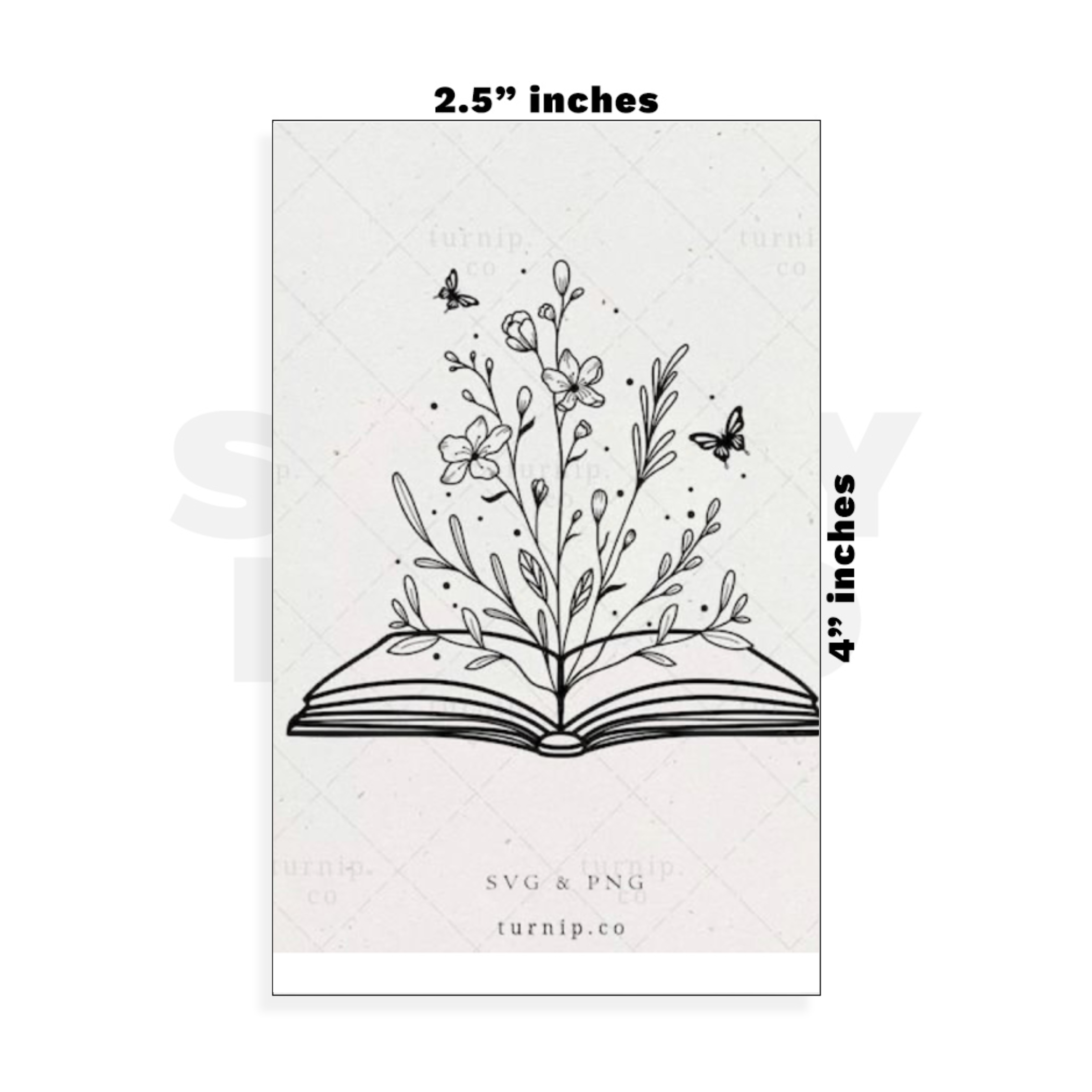 Custom Small - 2.5in x 4in