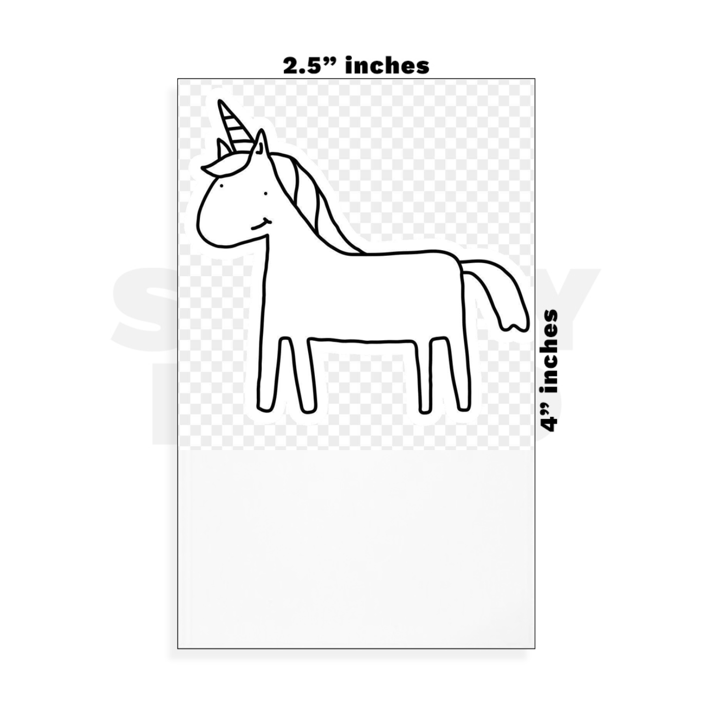 Custom Small - 2.5in x 4in