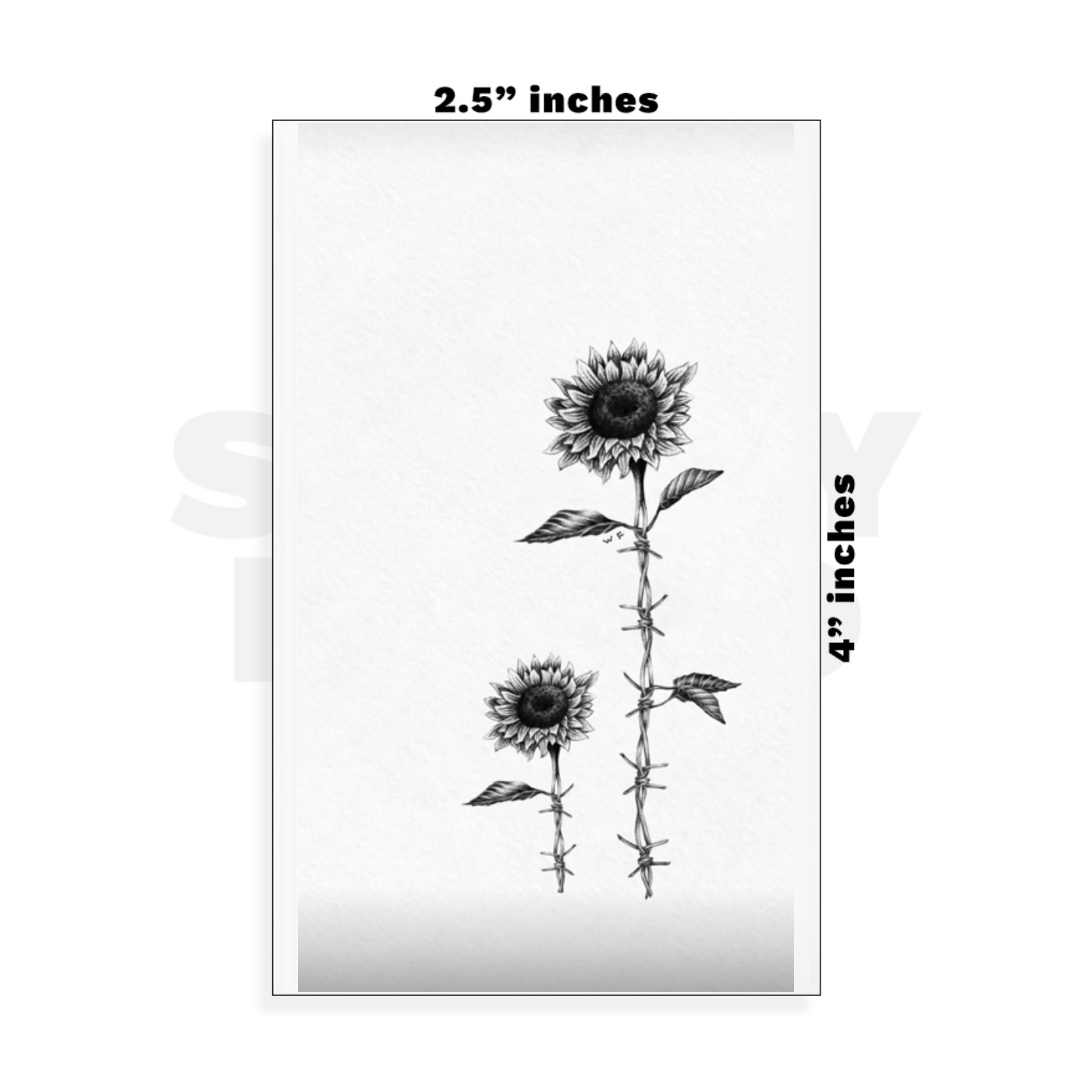 Custom Small - 2.5in x 4in