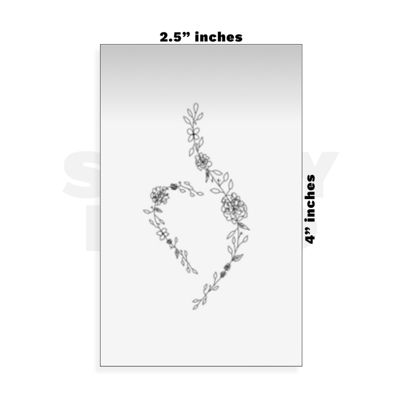 Custom Small - 2.5in x 4in