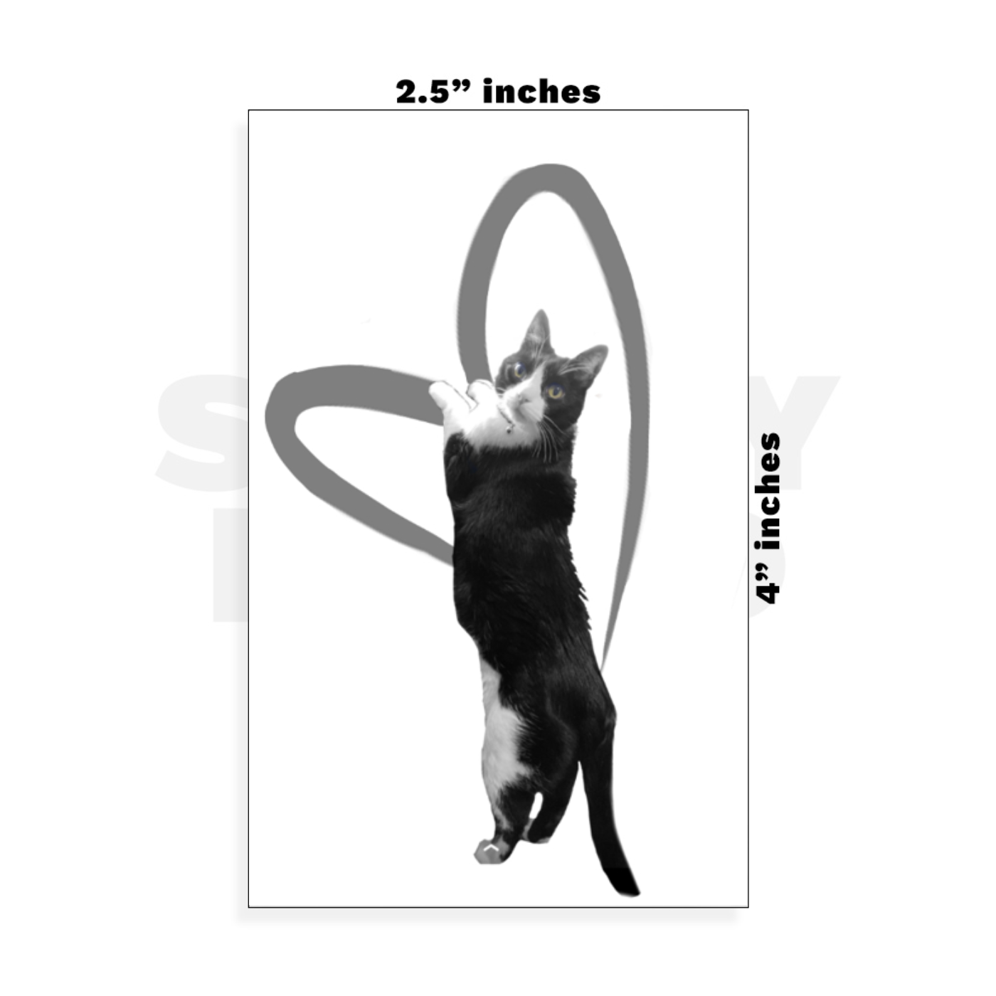 Custom Small - 2.5in x 4in