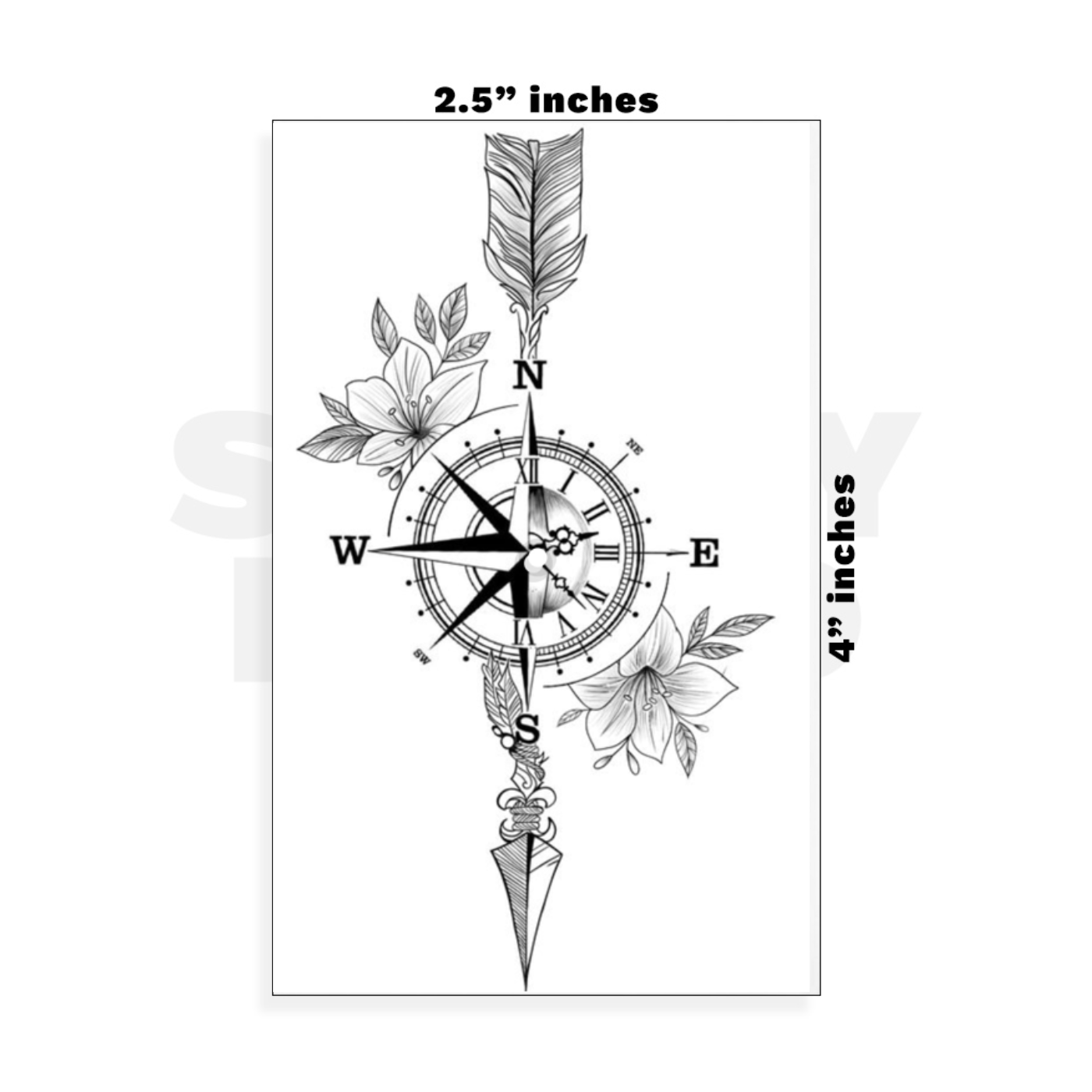 Custom Small - 2.5in x 4in