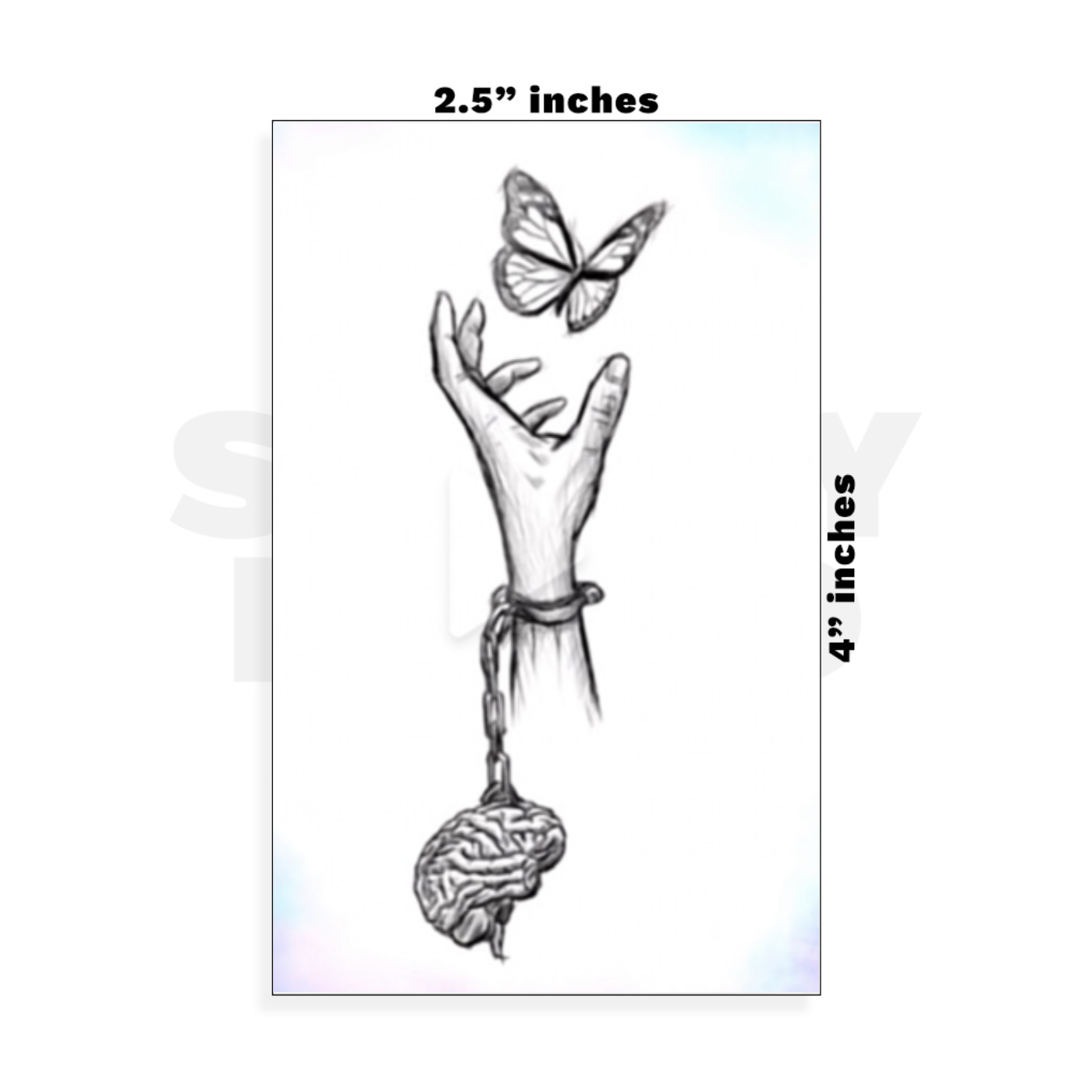 Custom Small - 2.5in x 4in