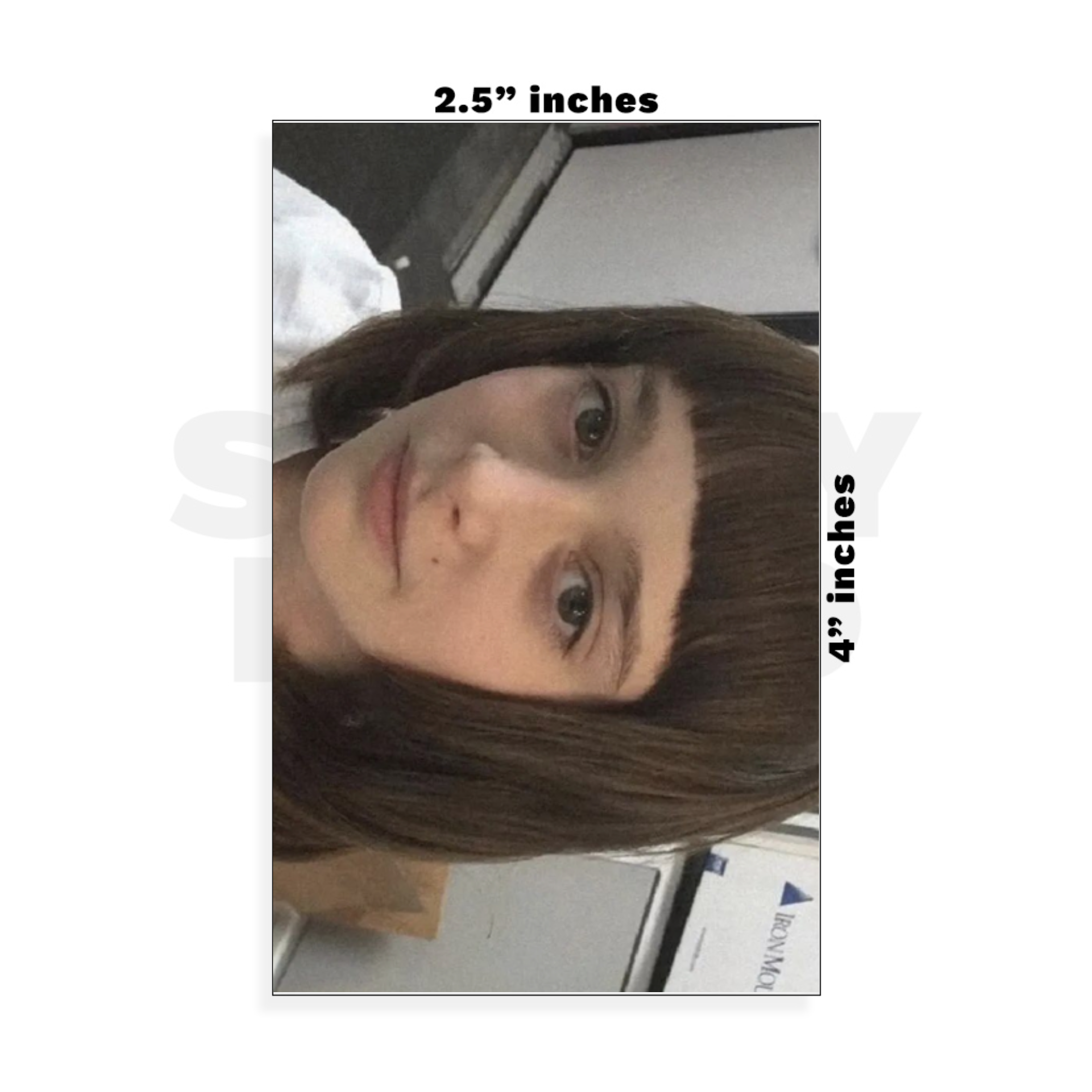 Custom Small - 2.5in x 4in