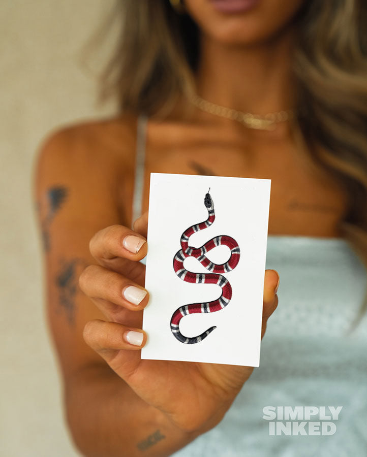 Designer Snake Tattoo