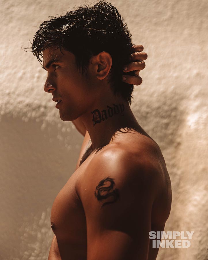 Tribal Dragon Tattoo