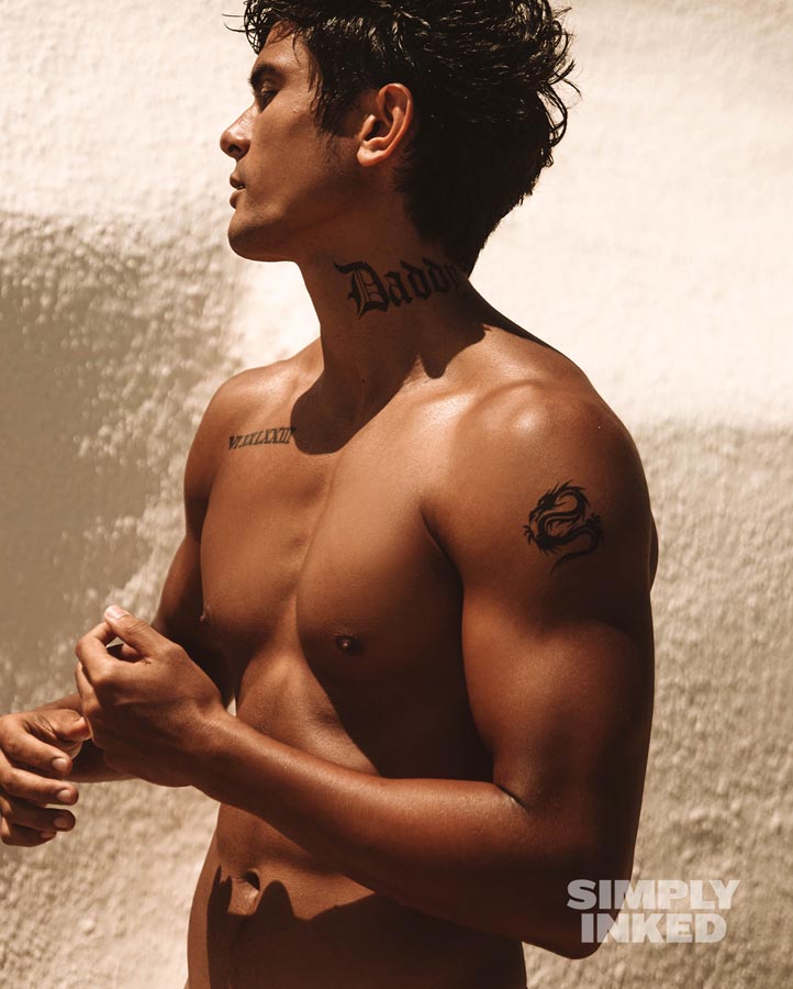 Tribal Dragon Tattoo - Semi Permanent