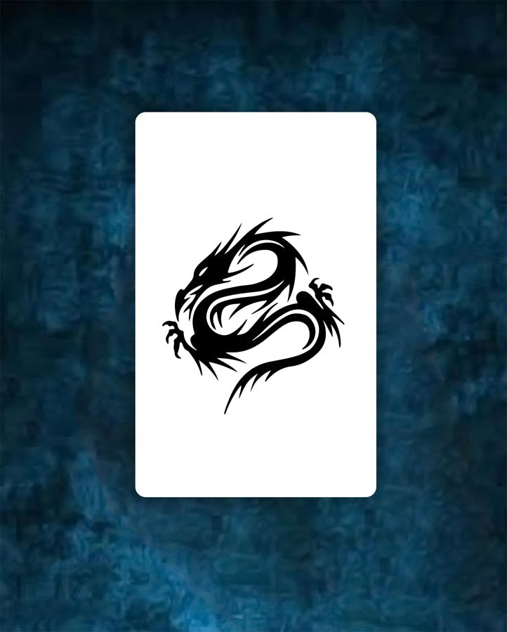 Tribal Dragon Tattoo - Semi Permanent