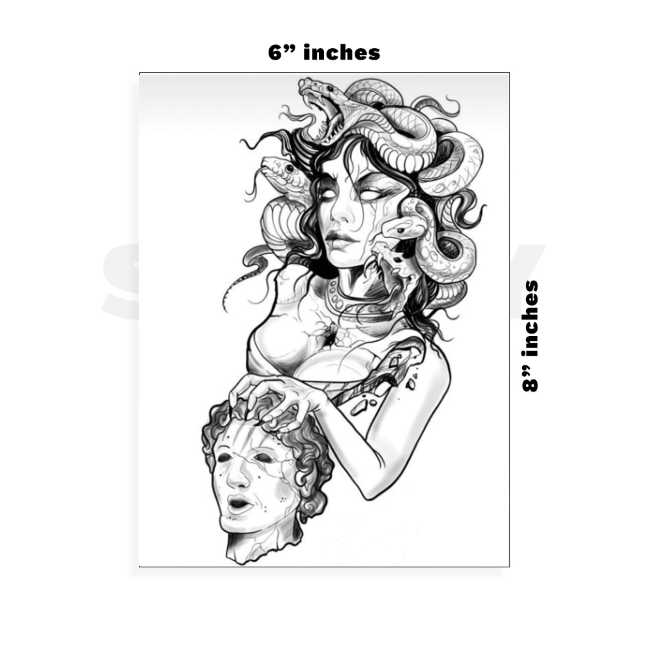 Custom Large - 6in x 8.5in